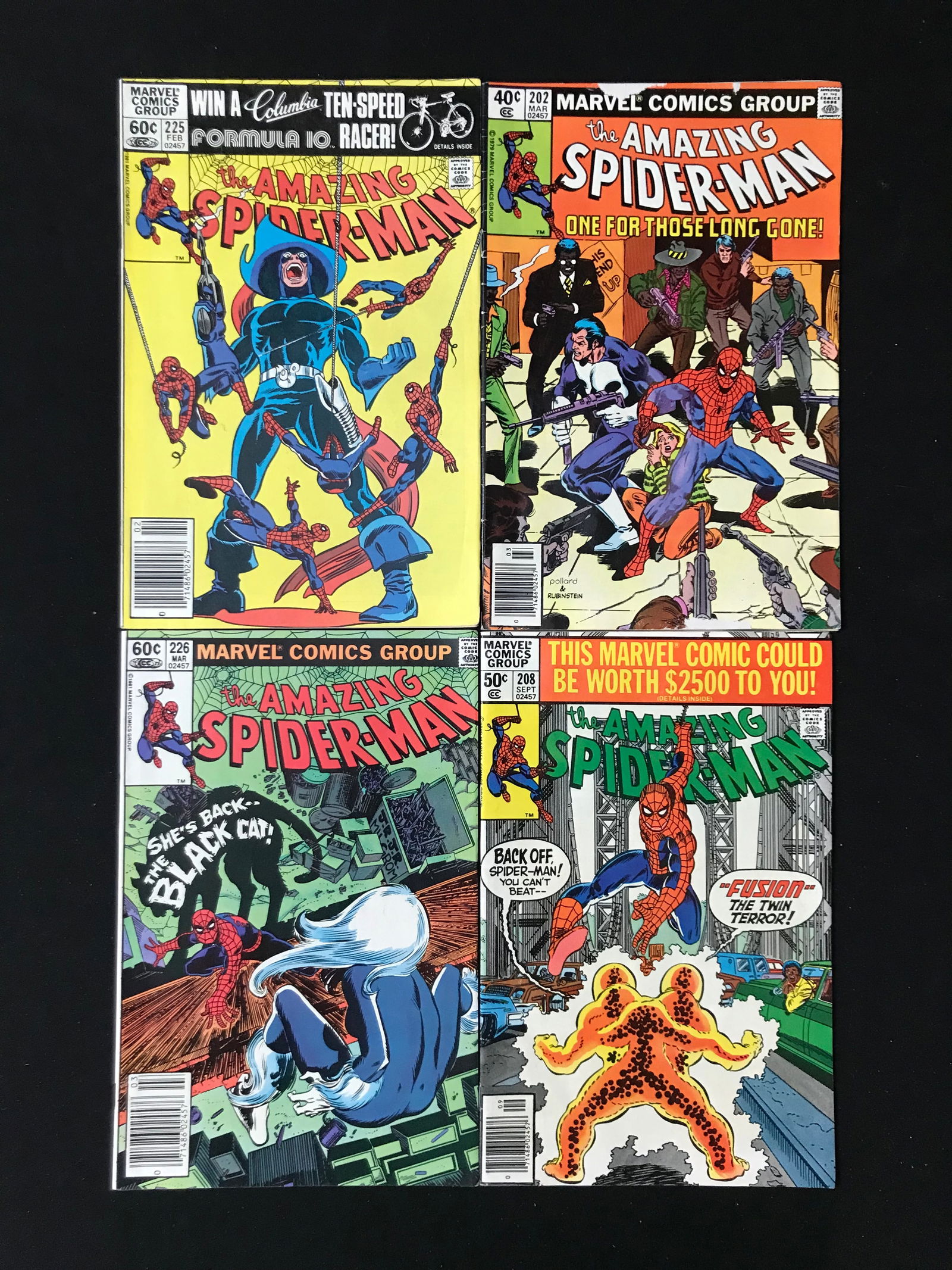 LOT OF 4 SPIDERMAN COMICS (MARVEL COMICS) (1 of 1)