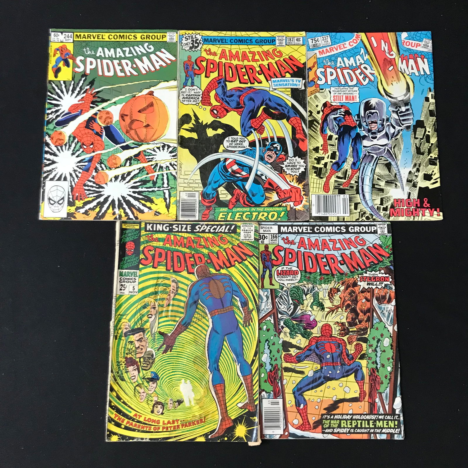 LOT OF 5 SPIDERMAN COMICS (MARVEL COMICS) (1 of 1)