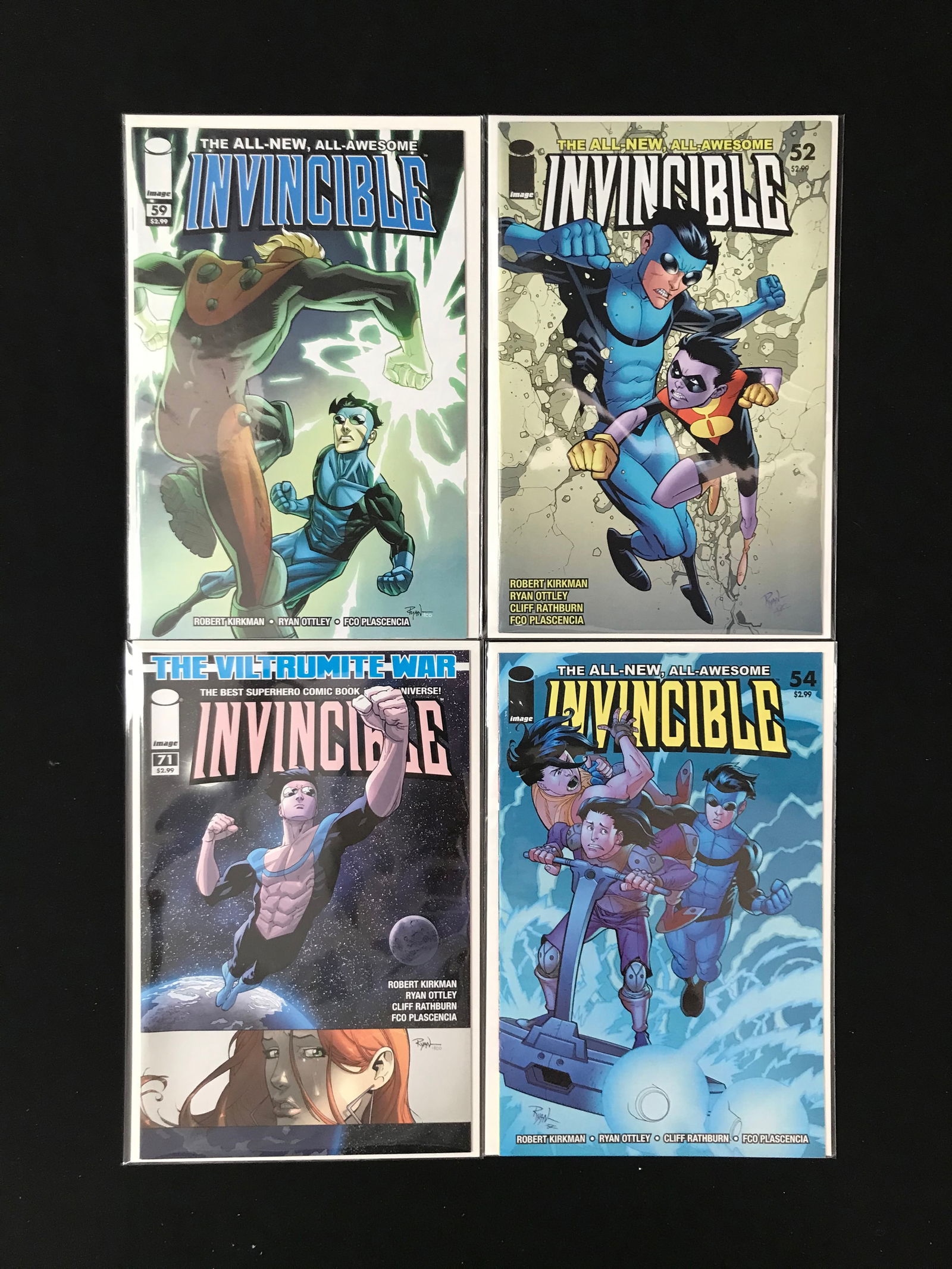 LOT OF 4 INVONCIBLE COMICS (IMAGE COMICS) (1 of 1)