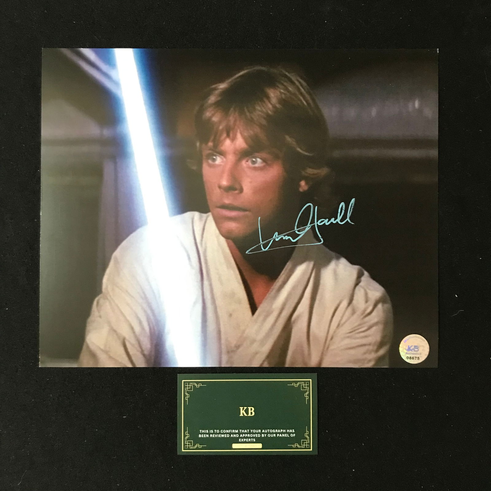 MARK HAMILL SIGNED STAR WARS "LUKE SKYWALKER" 8X10 PHOTO (KB AUTHENTICS COA) (1 of 1)