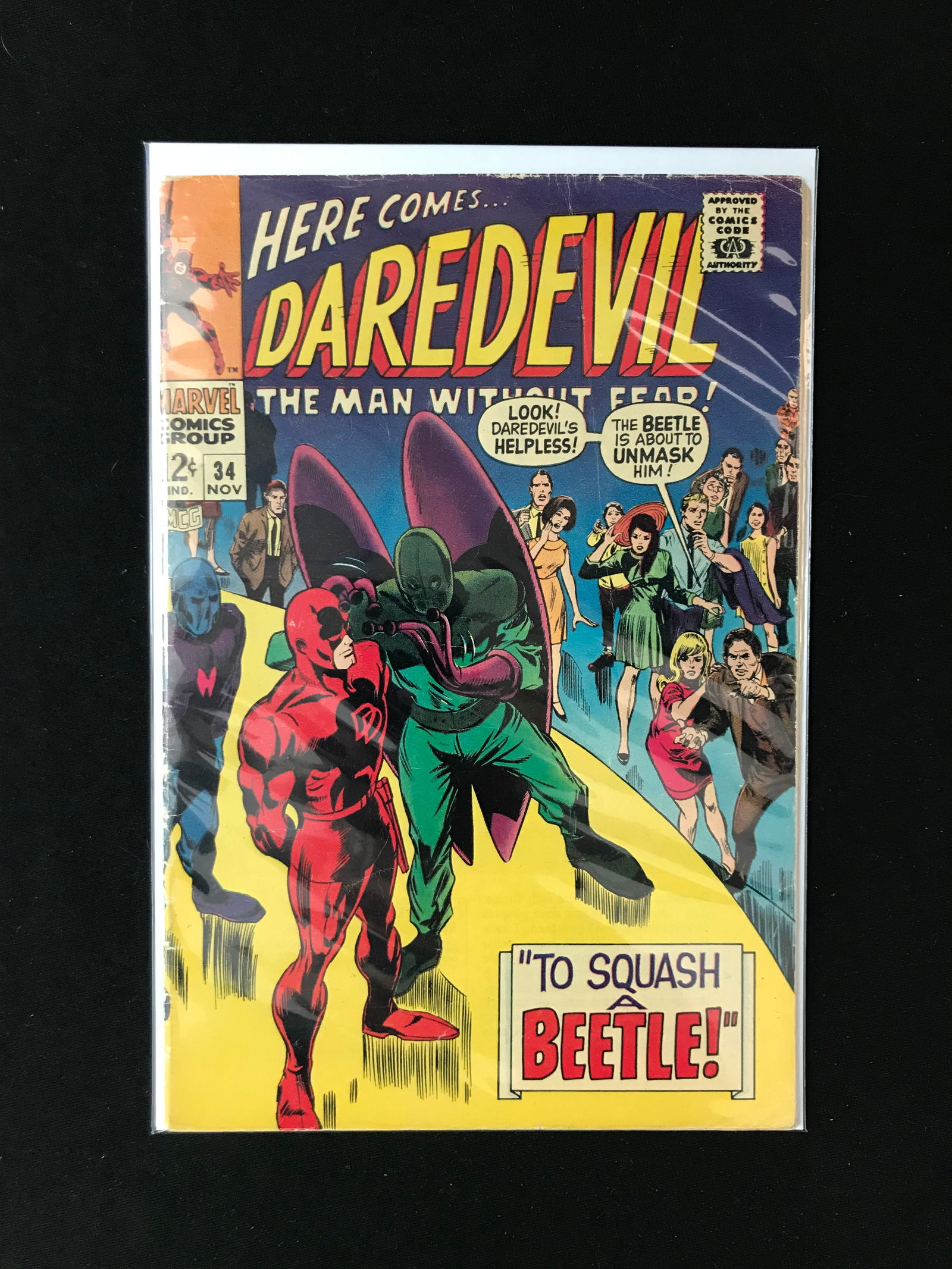 MARVEL COMICS NO.34 DAREDEVIL (1 of 1)