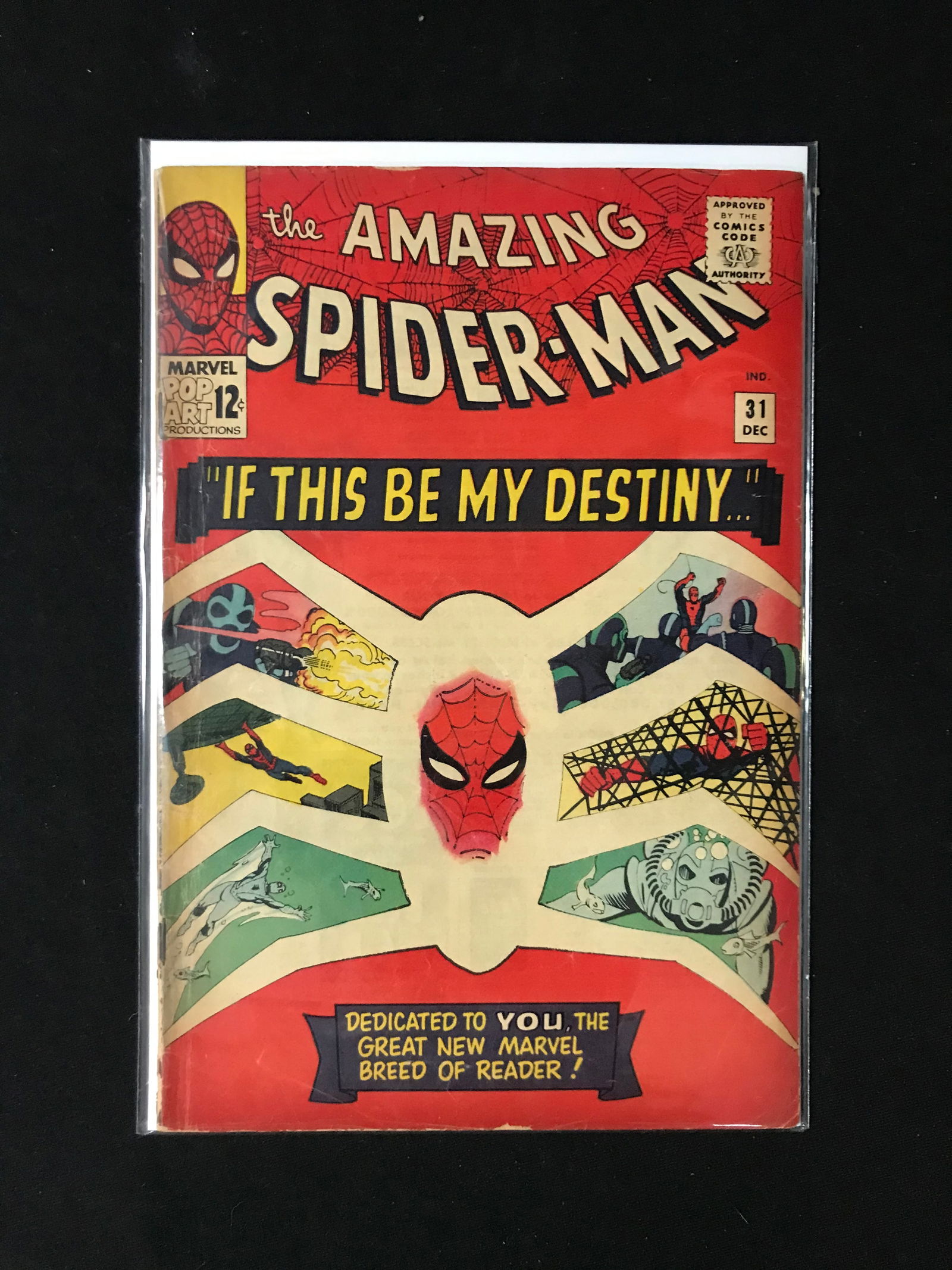 MARVEL COMICS NO.31 THE AMAZING SPIDERMAN (1ST APP GWEN STACEY) (1 of 1)