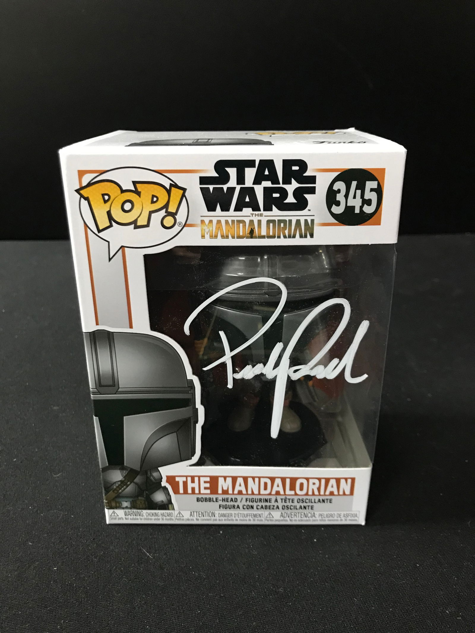 PEDRO PASCALE SIGNED STAR WARS "THE MANDALORIAN" FUNKO POP! (KB AUTHENTICS COA) (1 of 2)