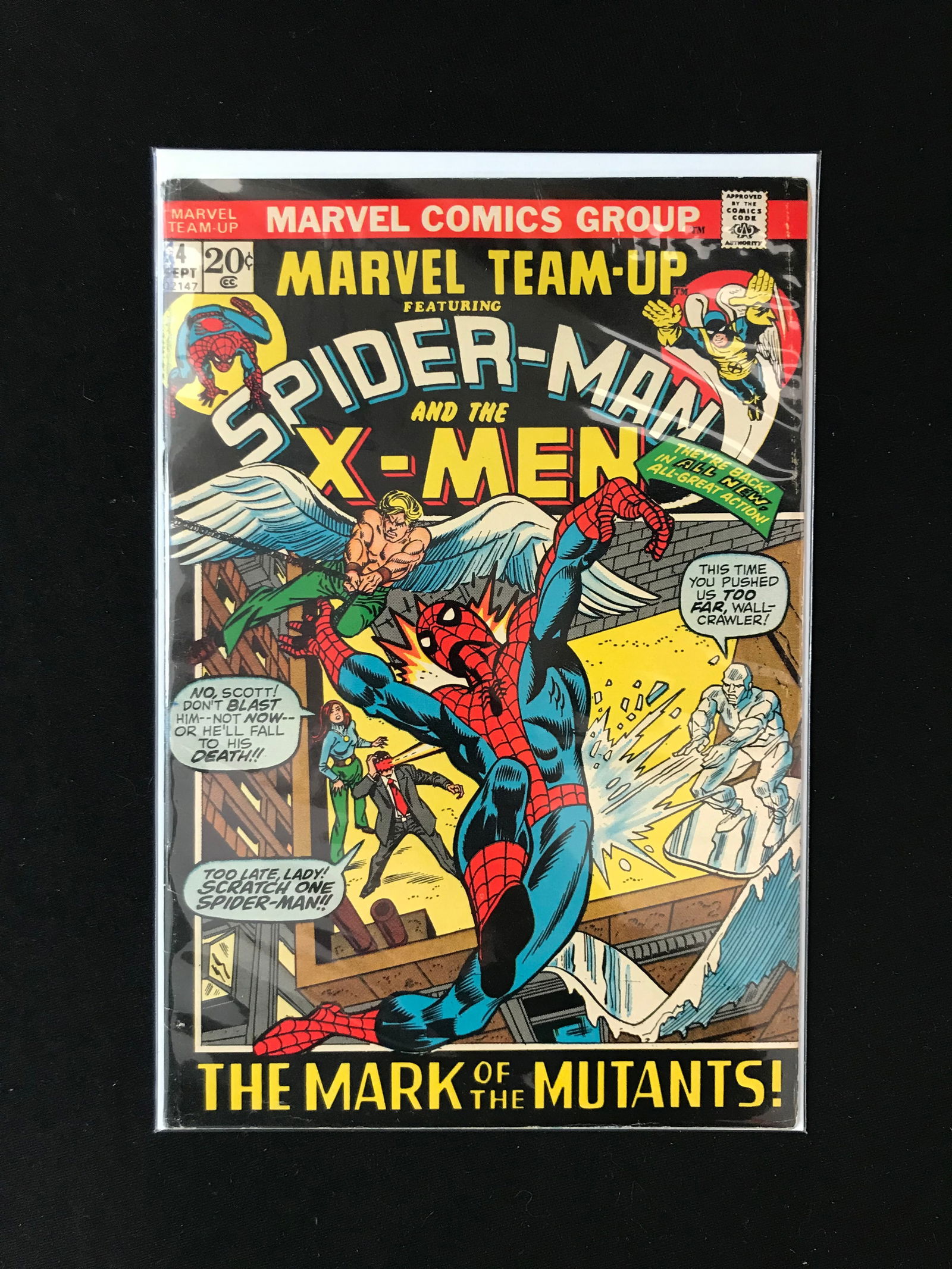 MARVEL COMICS NO.4 THE AMAZING SPIDERMAN AND THE X-MEN (1 of 1)