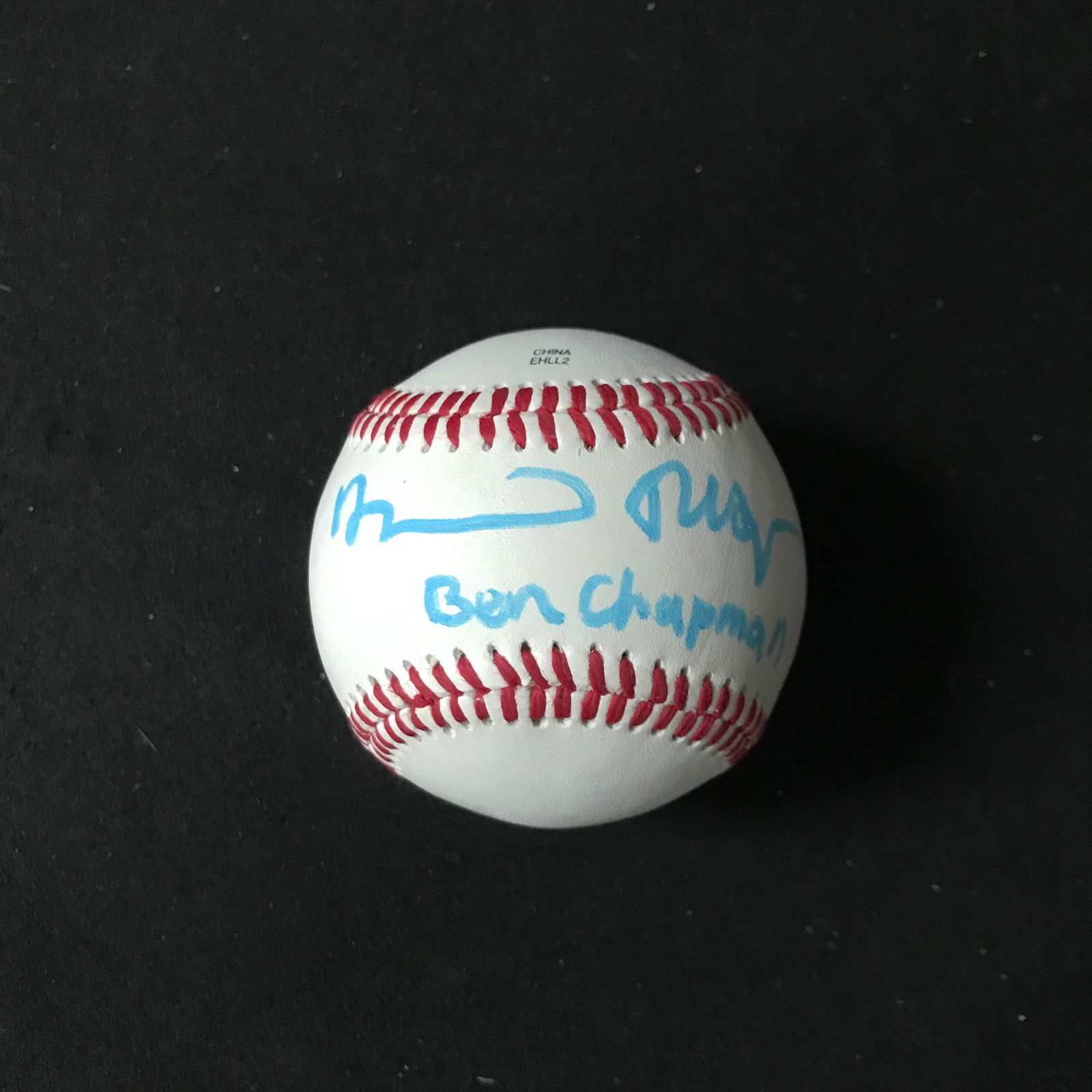 ALAN TUDYK SIGNED "BEN CHAPMAN" FROM 42 MOVIE BASEBALL (WWOC COA) (1 of 1)