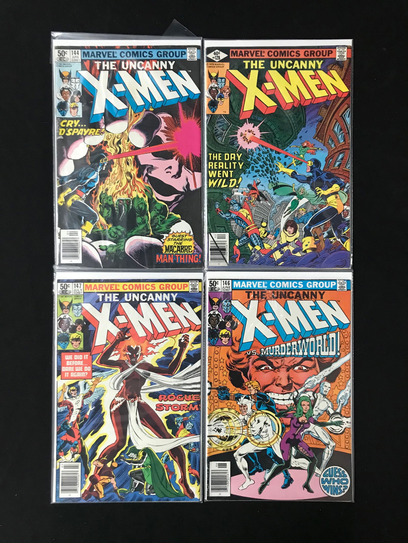 LOT OF 4 X-MEN COMICS (MARVEL COMICS) (1 of 1)