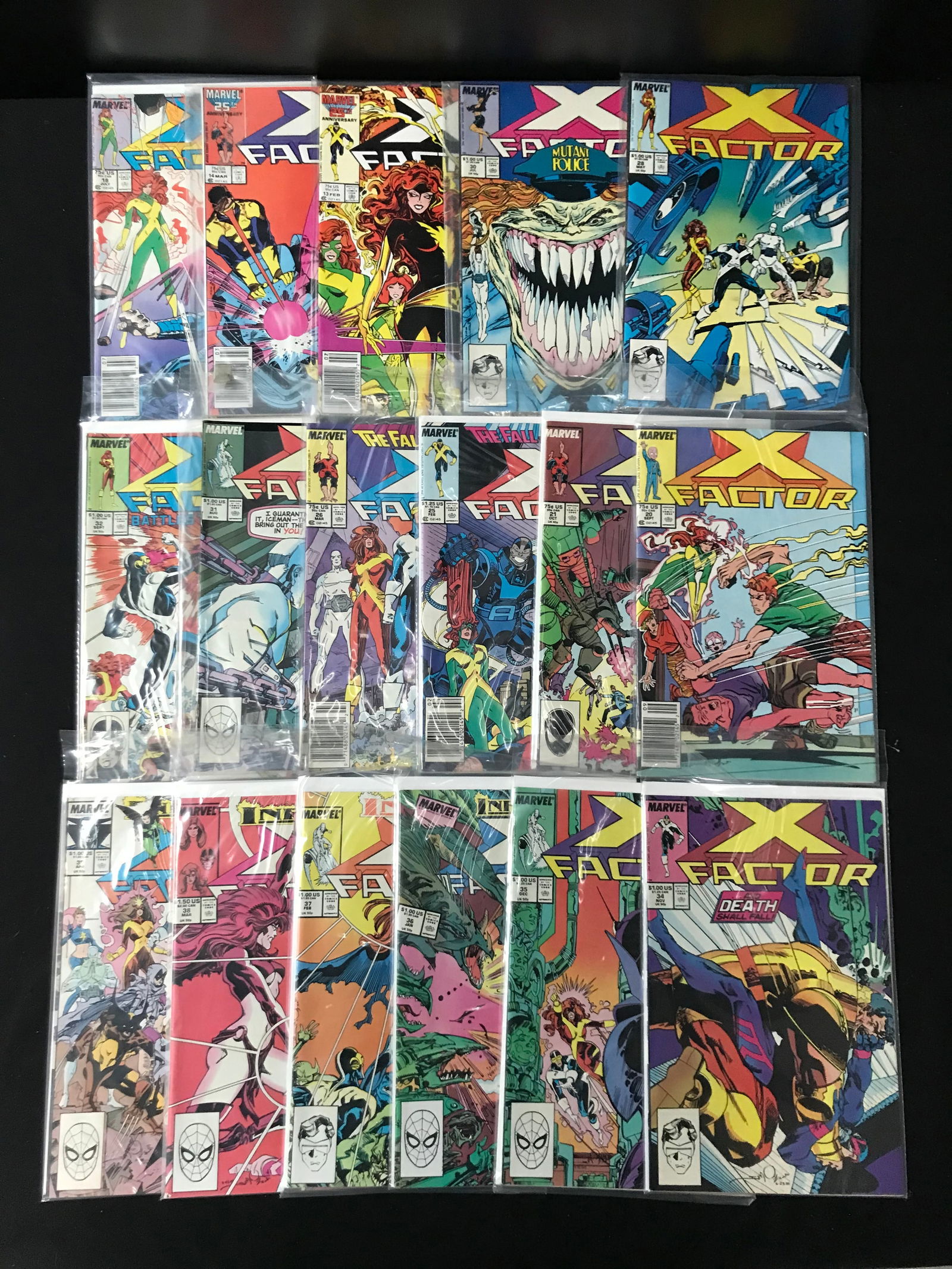 LOT OF 17 X FACTOR COMICS (MARVEL COMICS) (1 of 1)
