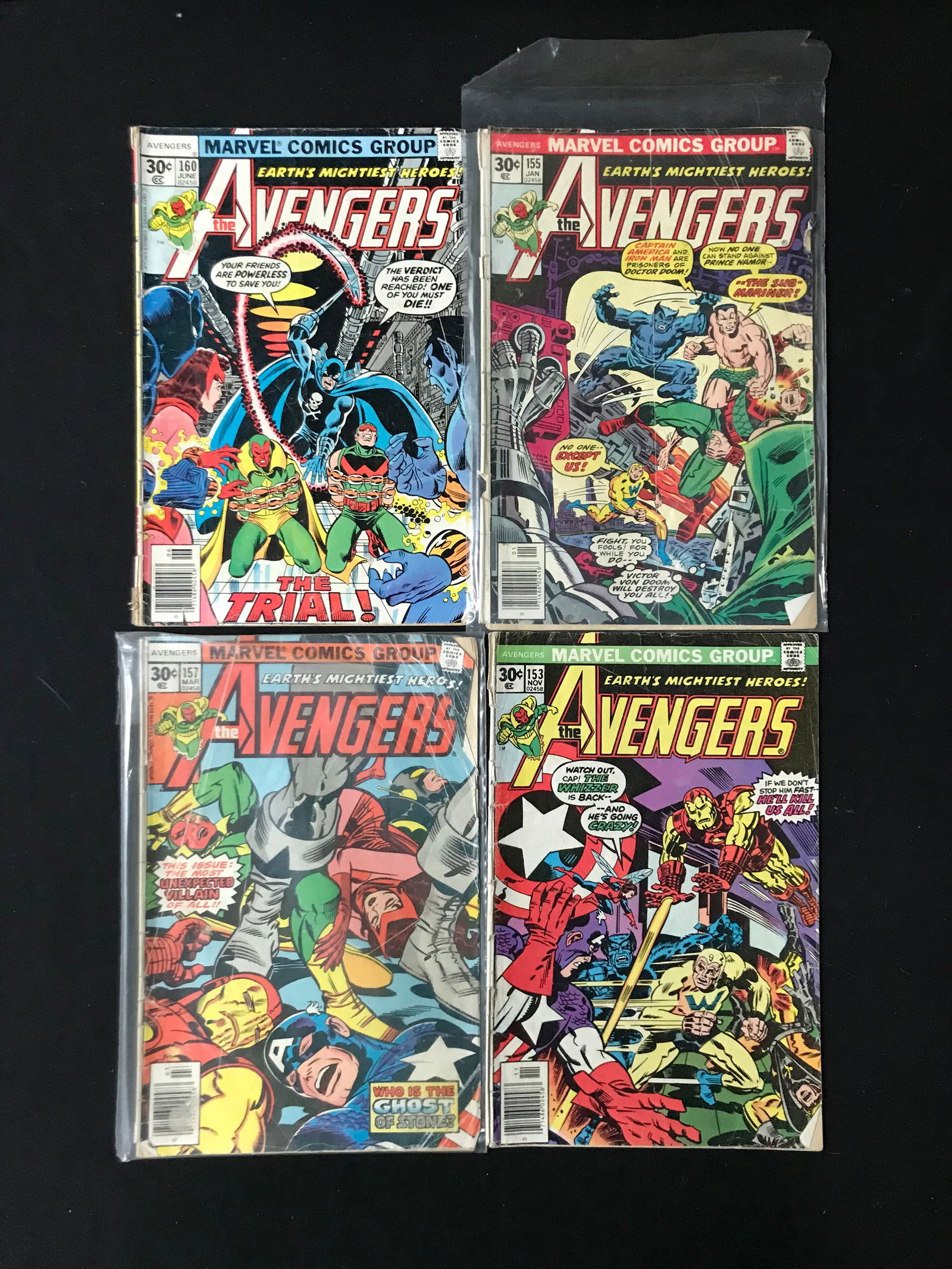 LOT OF 4 AVENGERS COMICS (MARVEL COMICS) (1 of 1)