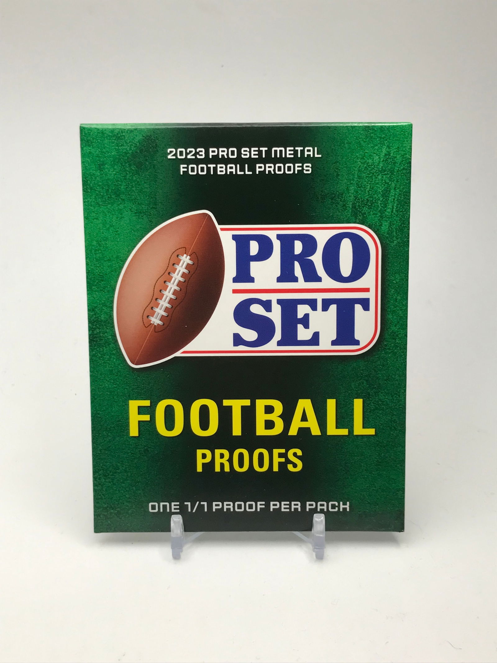 2023 PRO SET METAL FOOTBALL PROOFS - ONE 1/1 PROOF PER PACK (1 of 1)