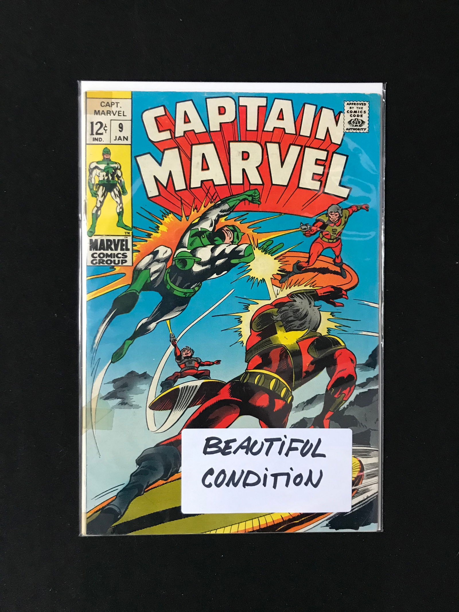 MARVEL COMICS NO.9 CAPTAIN MARVEL (1 of 1)