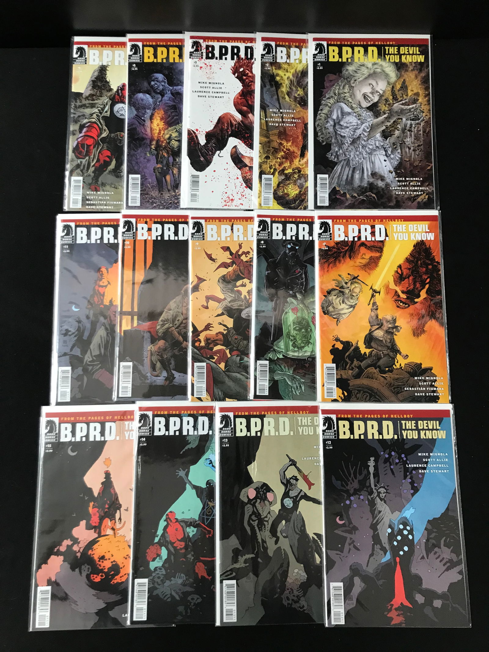 LOT OF 14 B.P.R.D COMICS (DARK HORSE COMICS) (1 of 1)