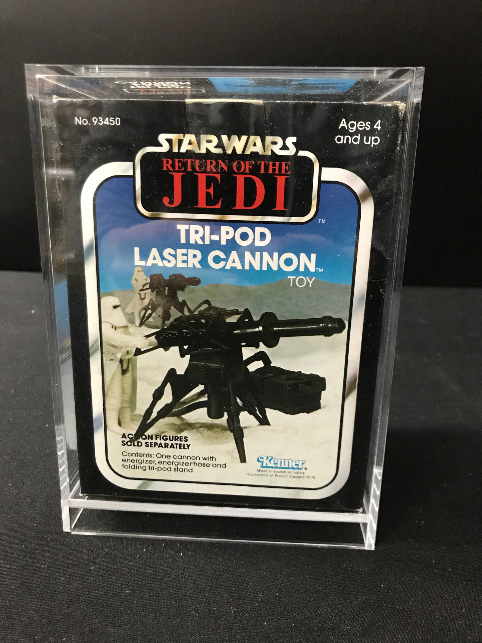 MINT IN BOX VINTAGE STAR WARS RETURN OF THE JEDI TRI POD LASER CANNON (CANADIAN BOX INCASED) (1 of 2)