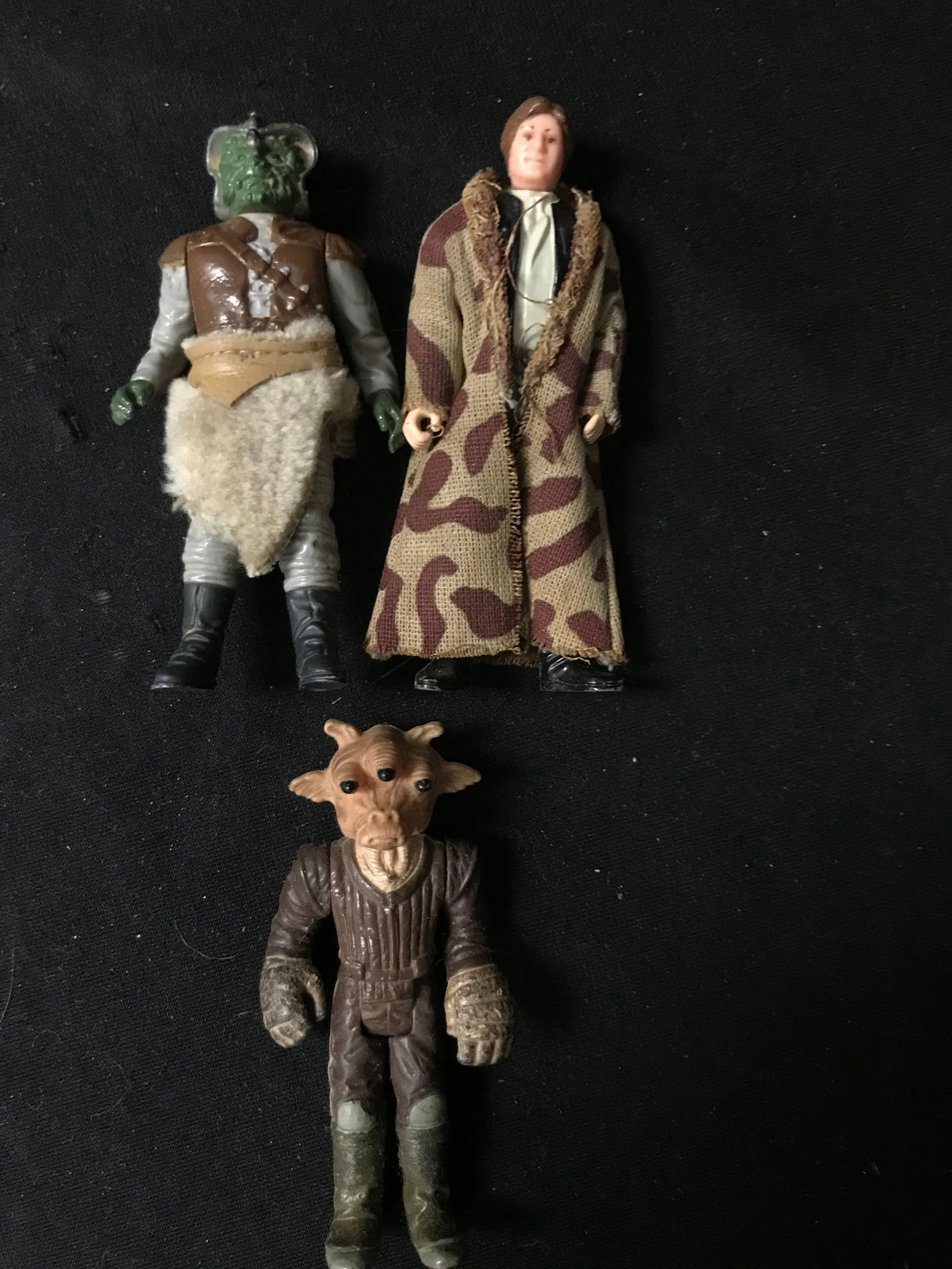 LOT OF 3 VINTAGE LILY LEDI MEXICAN STAR WARS ACTION FIGURE LOT (1 of 1)