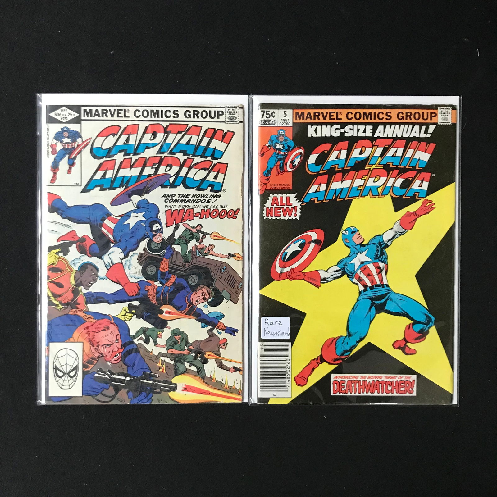 LOT OF 2 CAPTAIN AMERICA COMICS (MARVEL COMICS) (1 of 1)
