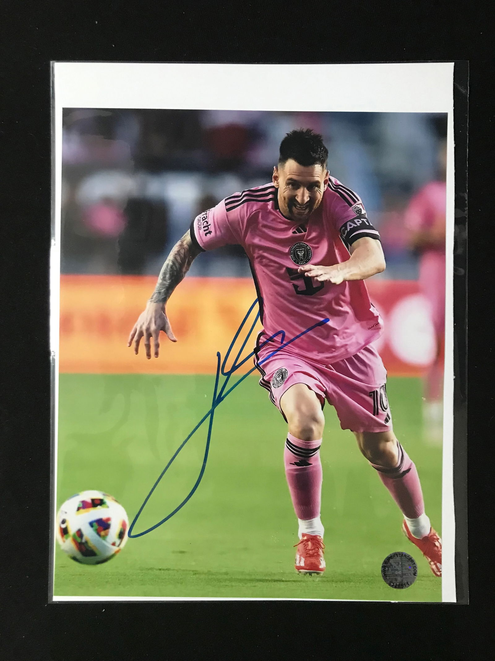 LIONEL MESSI SIGNED 8X10 PHOTO SUPER STAR COA (1 of 2)