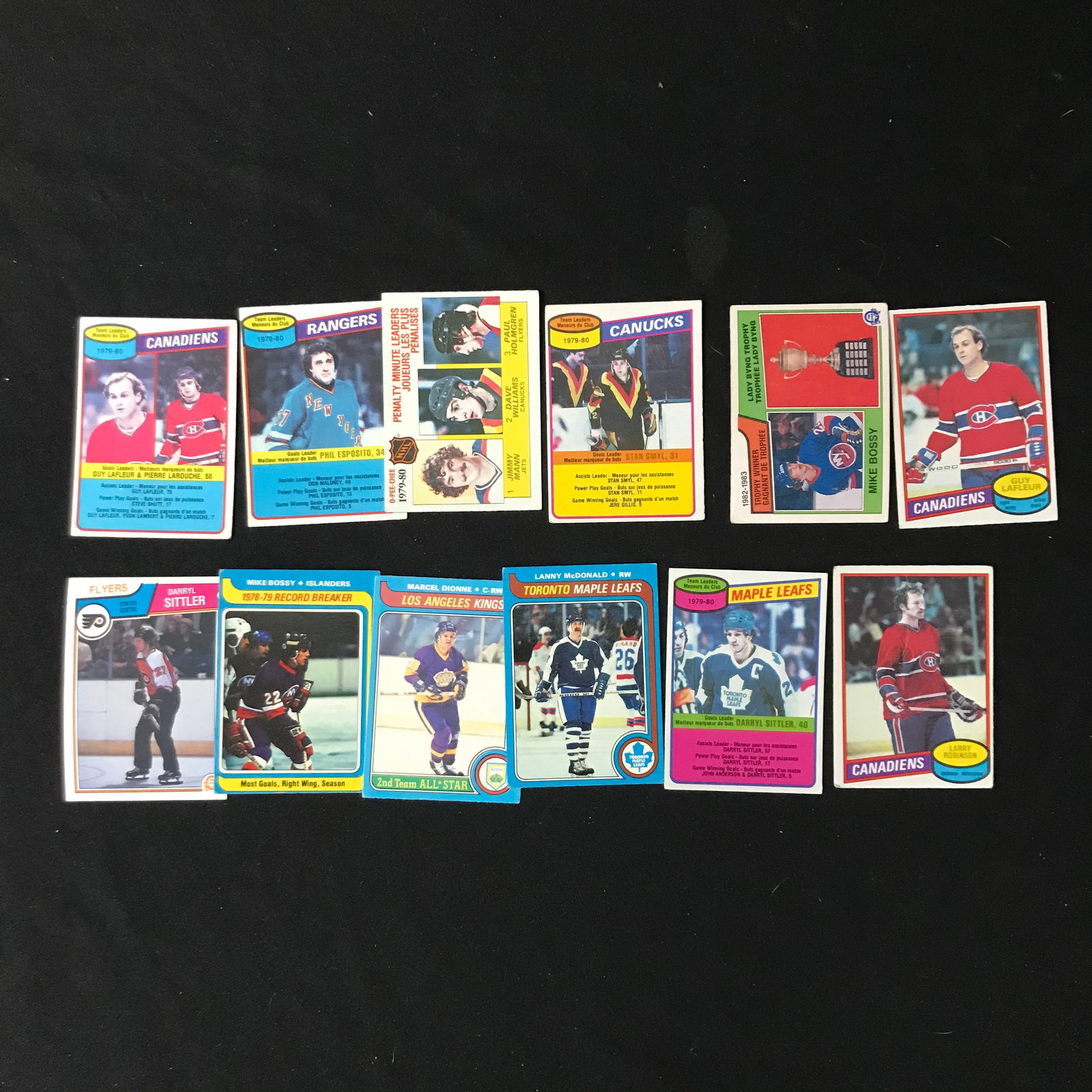 LOT OF 1970'S AND EARLY 80'S STAR O PEE CHEE HOCKEY CARDS: Prices are in Canadian dollars