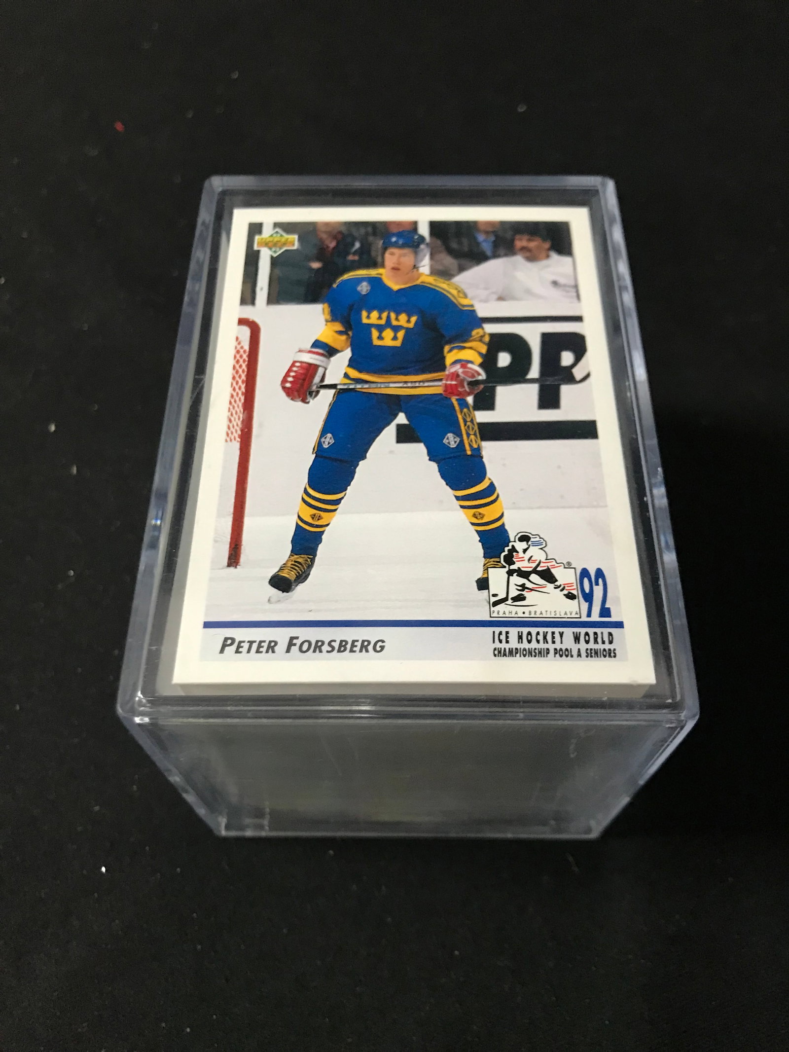 LOT OF 200 PETER FORSBERG ROOKIE CARDS: Prices are in Canadian dollars