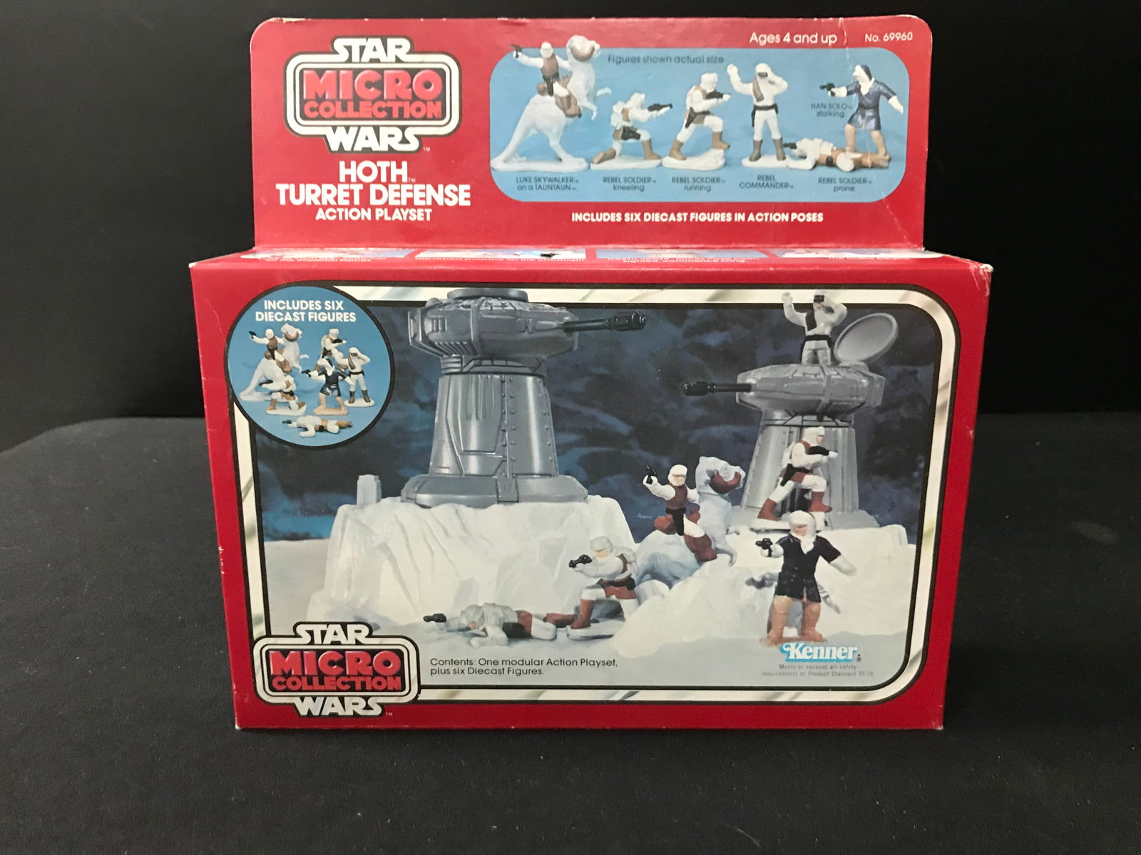FACTORY SEALED VINTAGE KENNER STAR WARS MICRO COLLECTION HOTH TURRET DEFENSE (1 of 2)