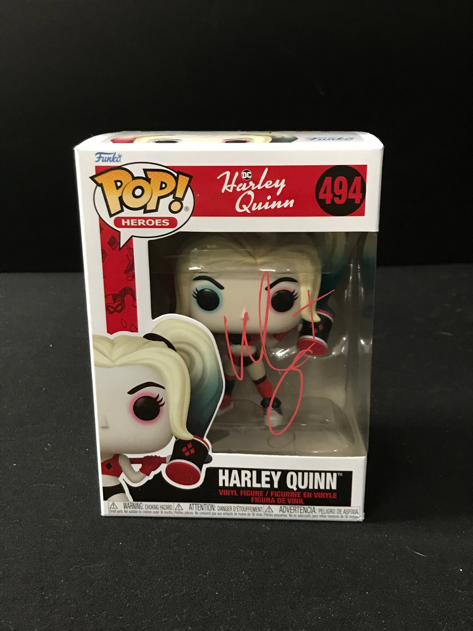 MARGOT ROBBIE SIGNED "HARLEY QUINN" FUNKO POP! (KB AUTHENTIC COA): Prices are in Canadian dollars