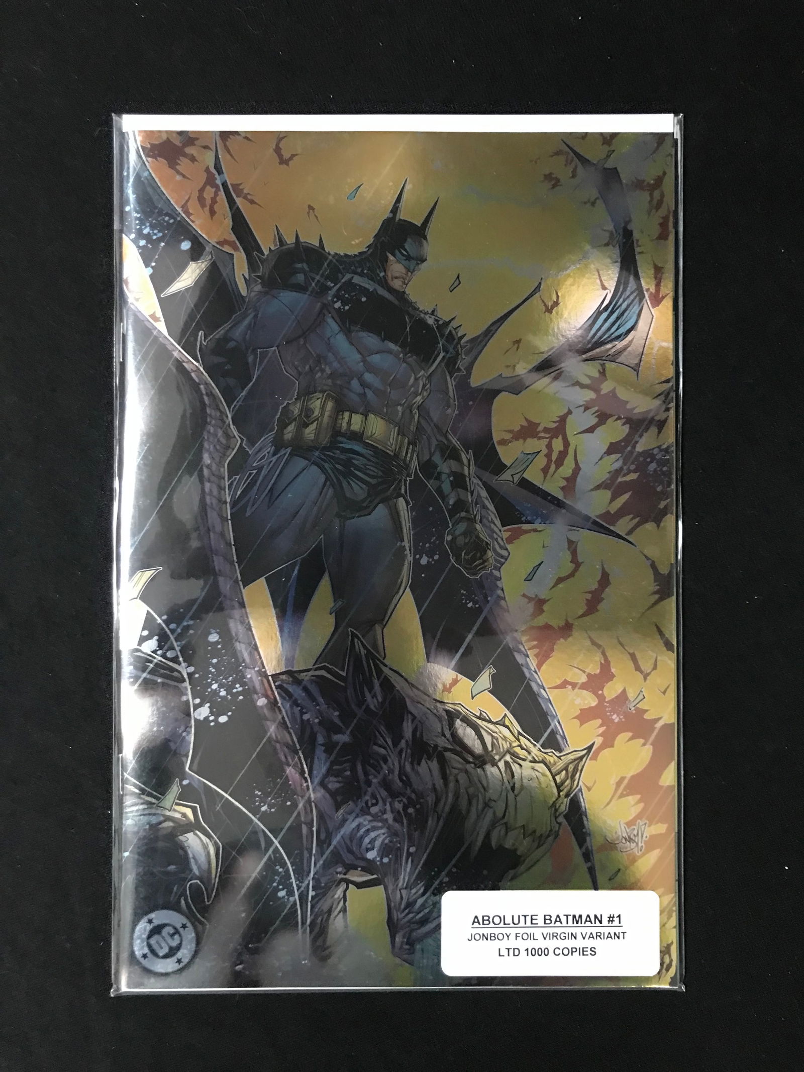 DC COMICS NO.1 ABSOLUTE BATMAN (JONBOY FOIL VIRGIN VARIANT) (1 of 1)
