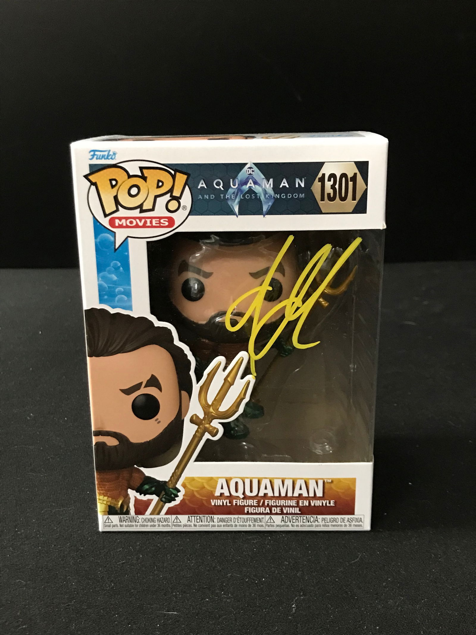 JASON MAMOA SIGNED FUNKO POP! KB COA (1 of 2)