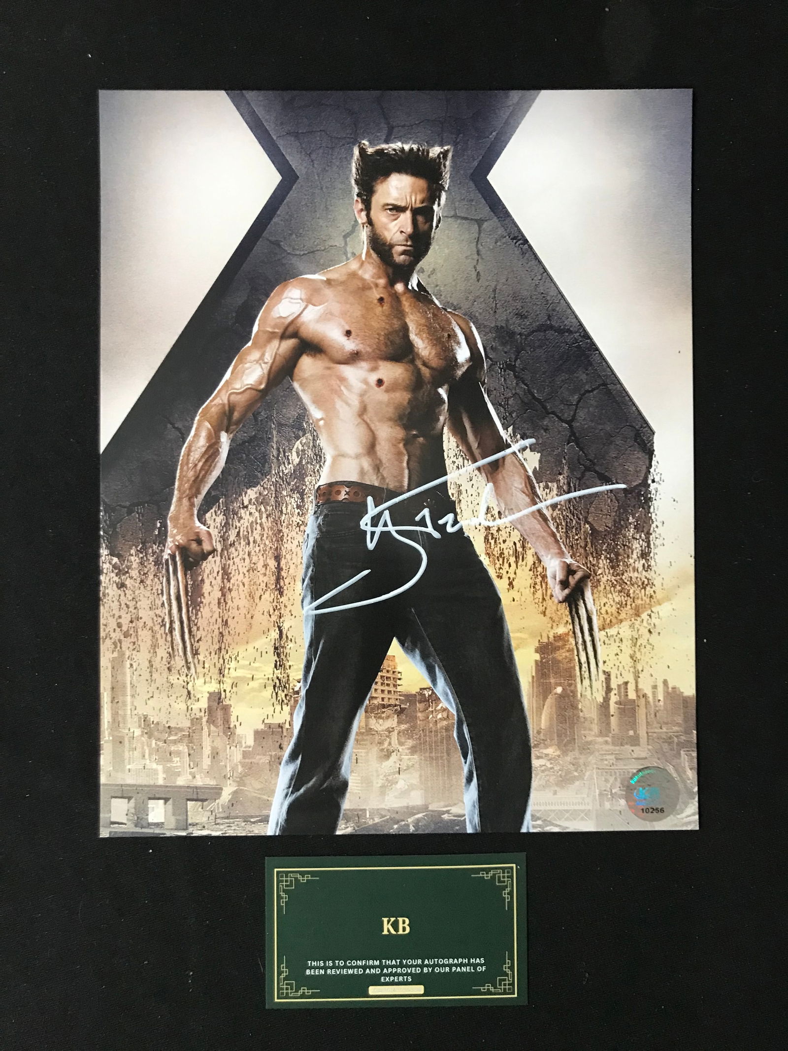 HUGH JACKMAN SIGNED 8X10 PHOTO KB COA (1 of 1)