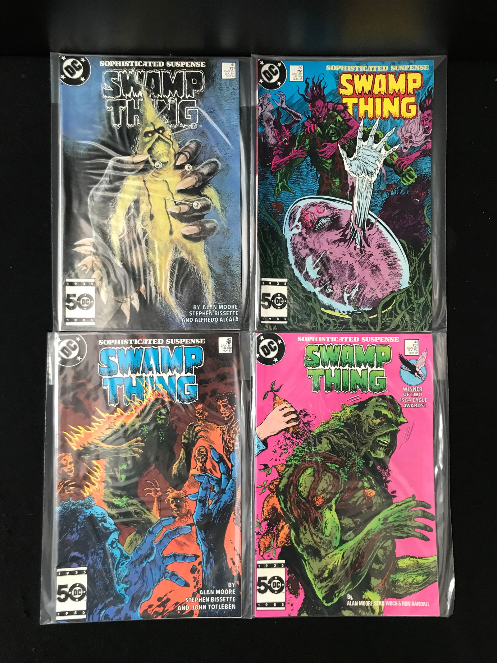LOT OF 4 SWAMP THING COMICS (MARVEL COMICS) (1 of 1)