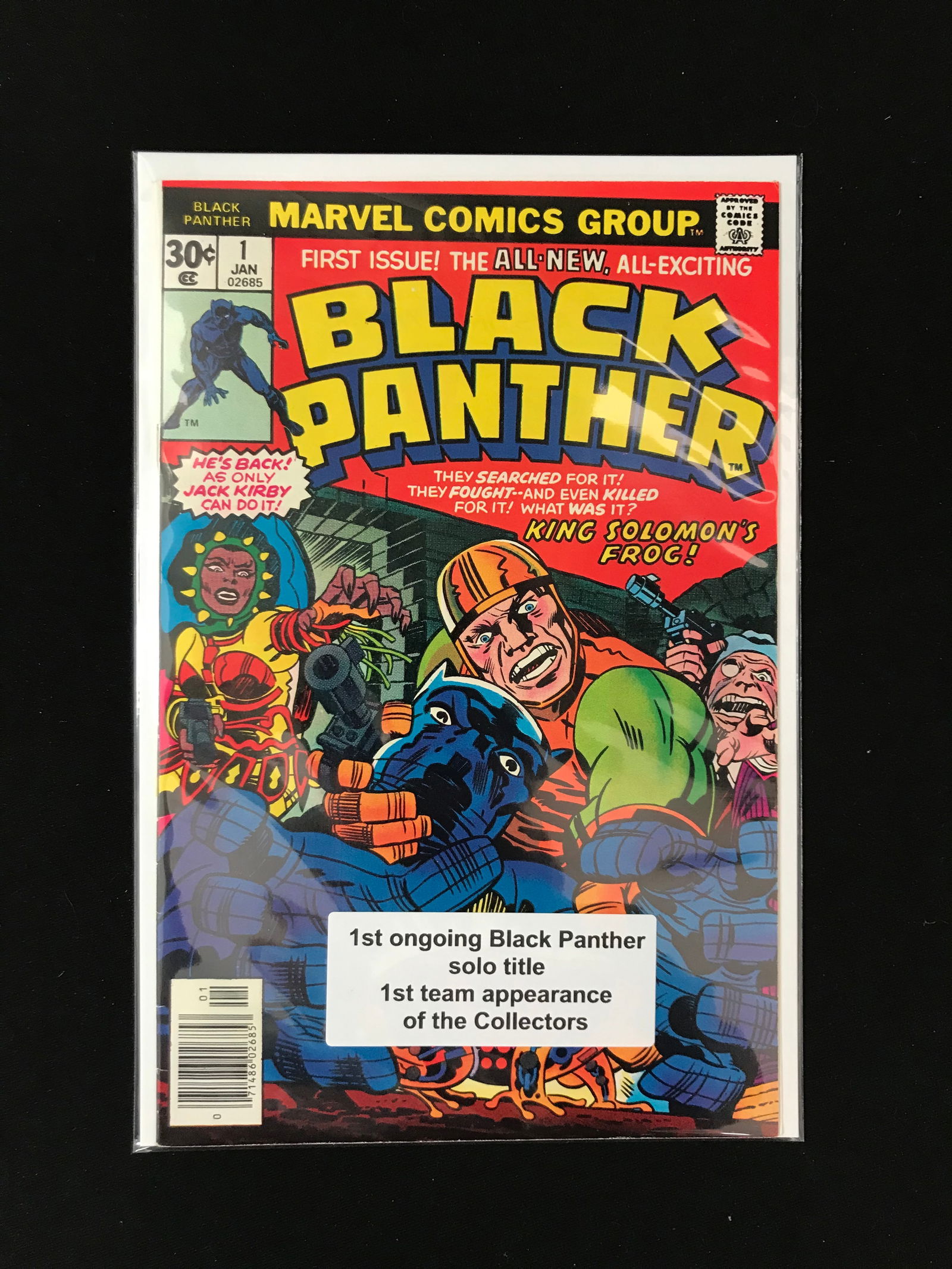 MARVEL COMICS NO.1 BLACK PANTHER (1 of 1)