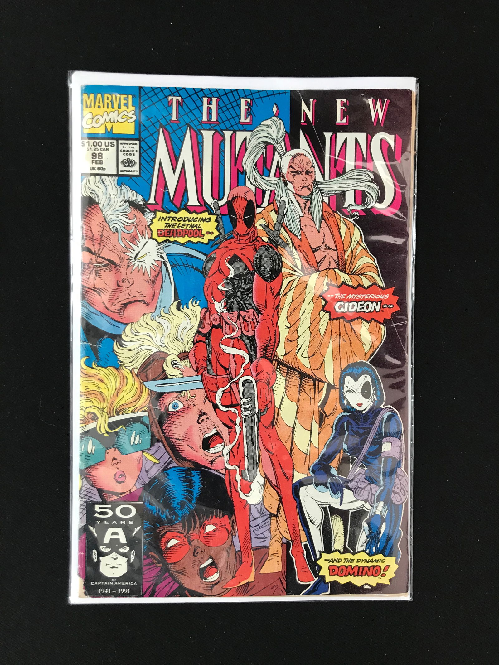 MARVEL COMICS NO.98 THE NEW MUTANTS (1ST APPEARANCE DEADPOOL) (1 of 1)