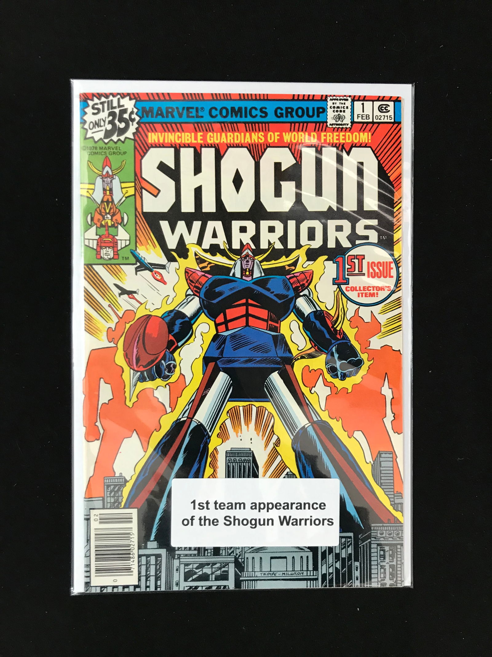 MARVEL COMICS NO.1 SHOGUN WARRIORS (1 of 1)