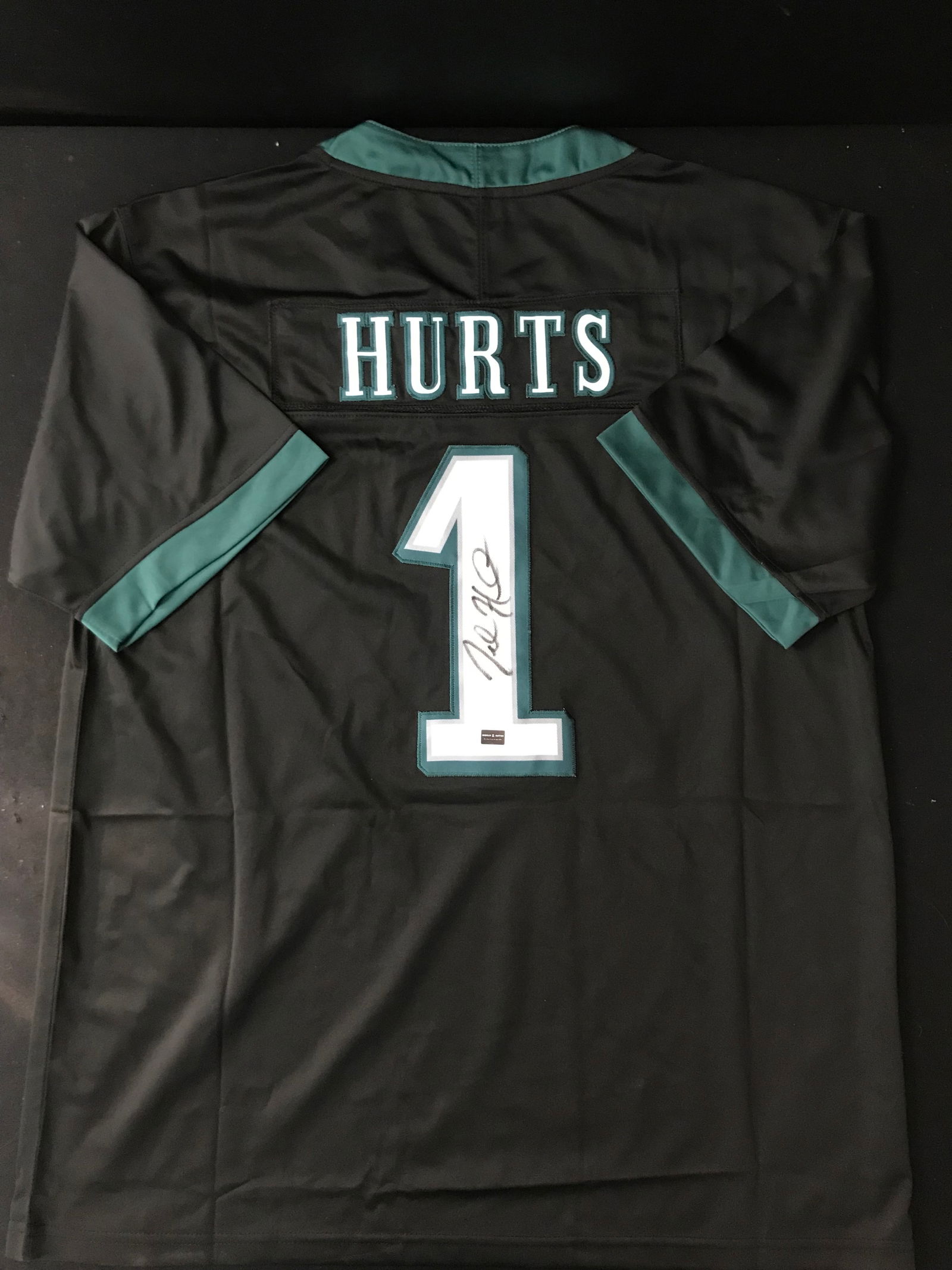 JALEN HURTS SIGNED PHILADELPHIA EAGLES JERSEY (KB AUTHENTICS COA) (1 of 3)
