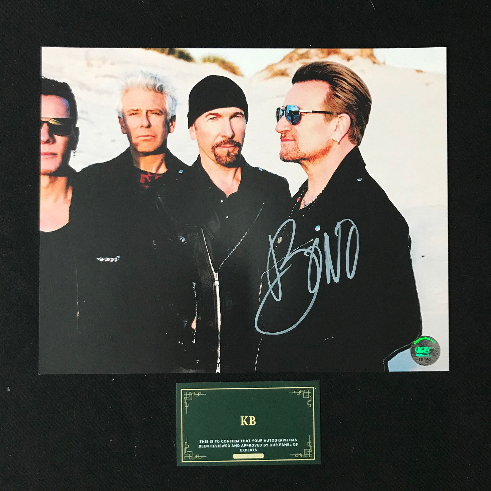 BONO SIGNED 8X10 PHOTO KB COA (1 of 1)
