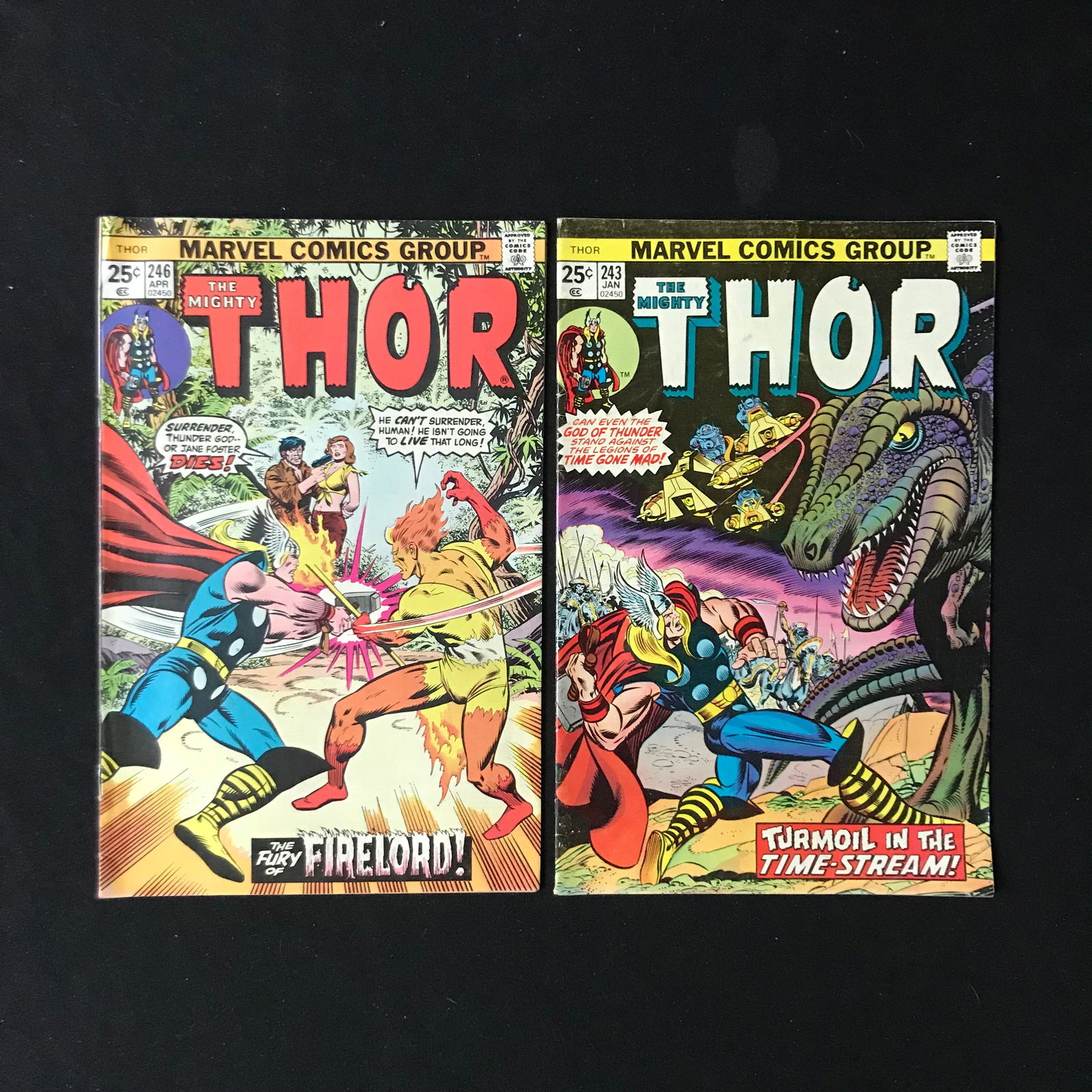 LOT OF 2 THE MIGHTY THOR COMICS (MARVEL COMICS) (1 of 1)