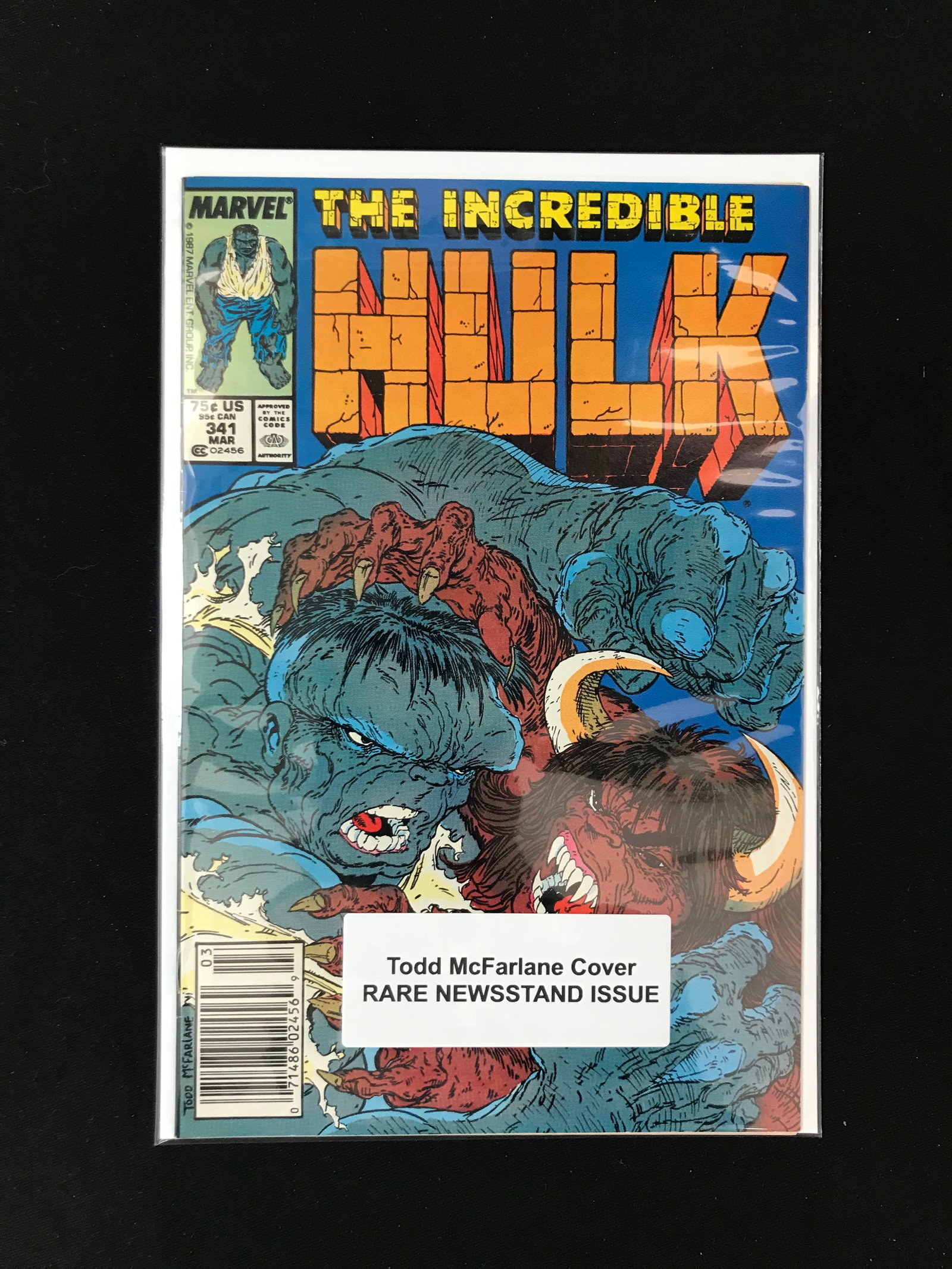 MARVEL COMICS NO.341 THE INCREDIBLE HULK: Prices are in Canadian dollars