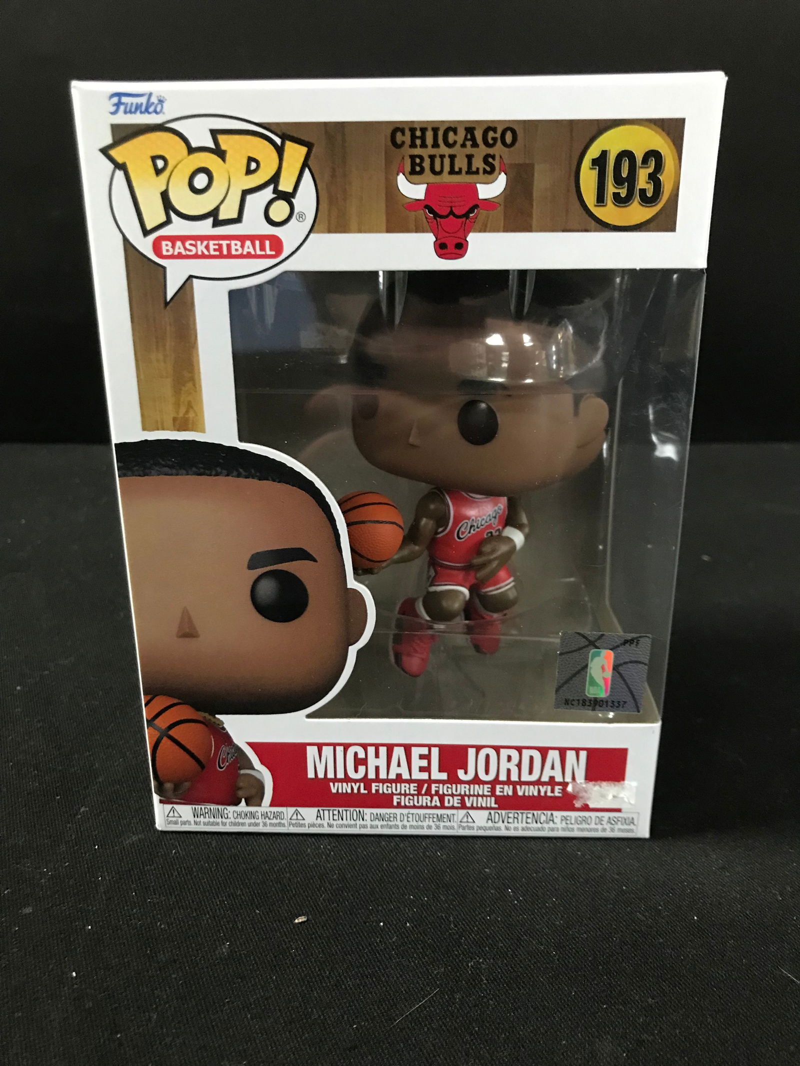 MICHAEL JORDAN CHICAGO BULLS FUNKO POP (NBA COA) (1 of 1)