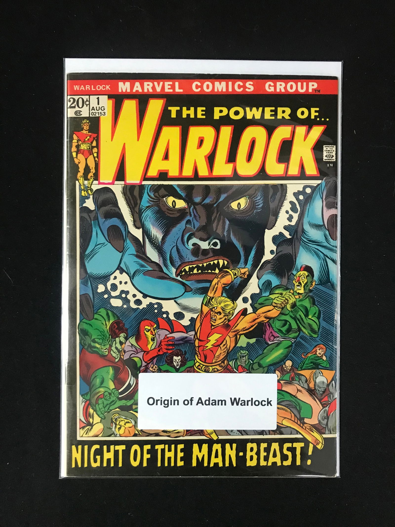 MARVEL COMICS NO.1 WARLOCK (1 of 1)