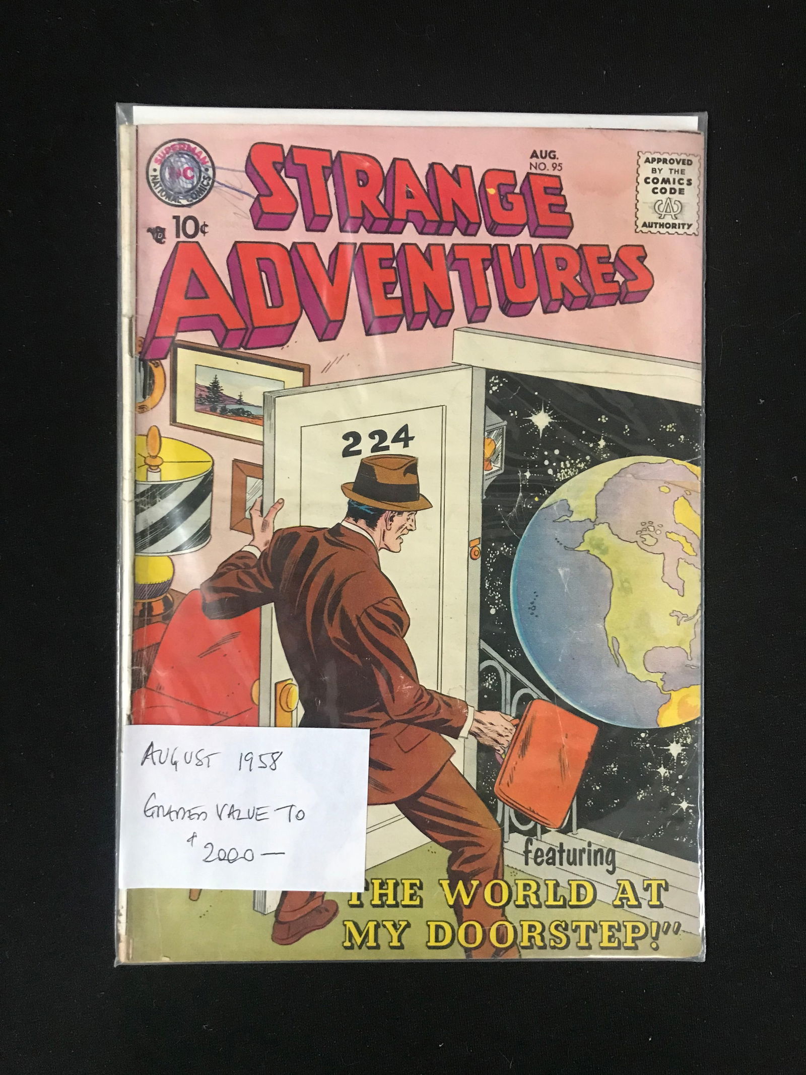 DC COMICS NO.95 STRANGE ADVENTURES (1 of 1)