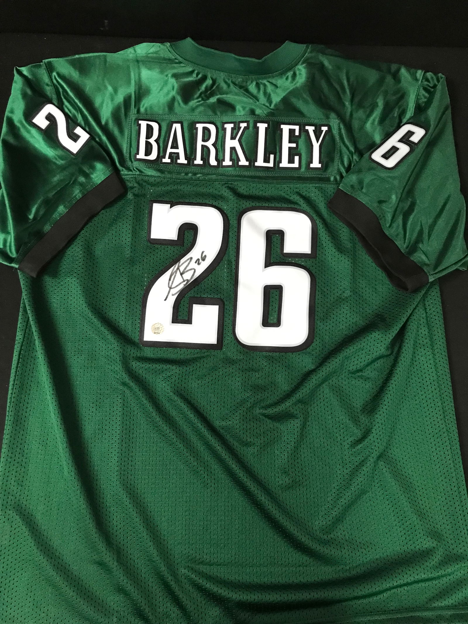 SAQUON BARKLEY SIGNED PHILADELPHIA EAGLES JERSEY (KB AUTHENTICS COA) (1 of 3)