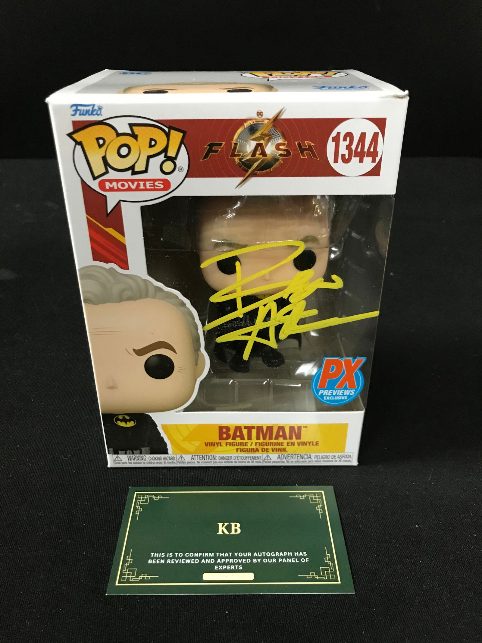 BEN AFFLECK SIGNED "BATMAN" FUNKO POP! (KB AUTHENTICS COA) (1 of 2)