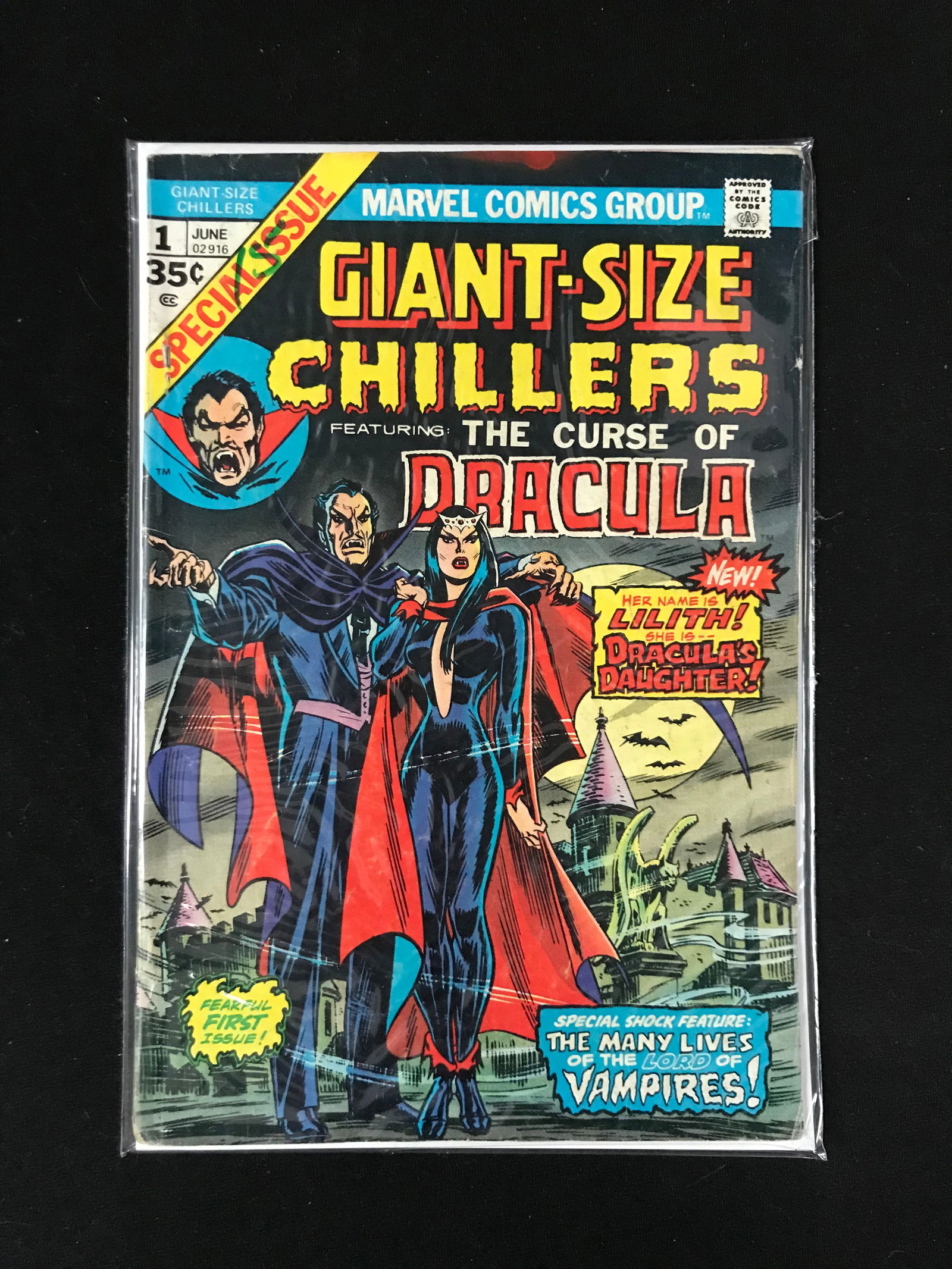 MARVEL COMICS NO.1 GIANT-SIZE CHILLERS FEAT THE CURSE OF DRACULA (1 of 1)