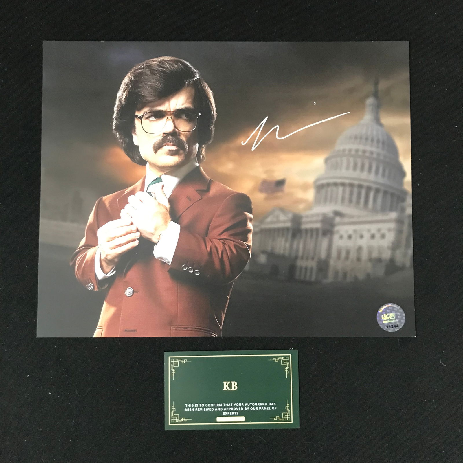 PETER DINKLAGE SIGNED 8X10 PHOTO (KB AUTHENTICS COA) (1 of 1)