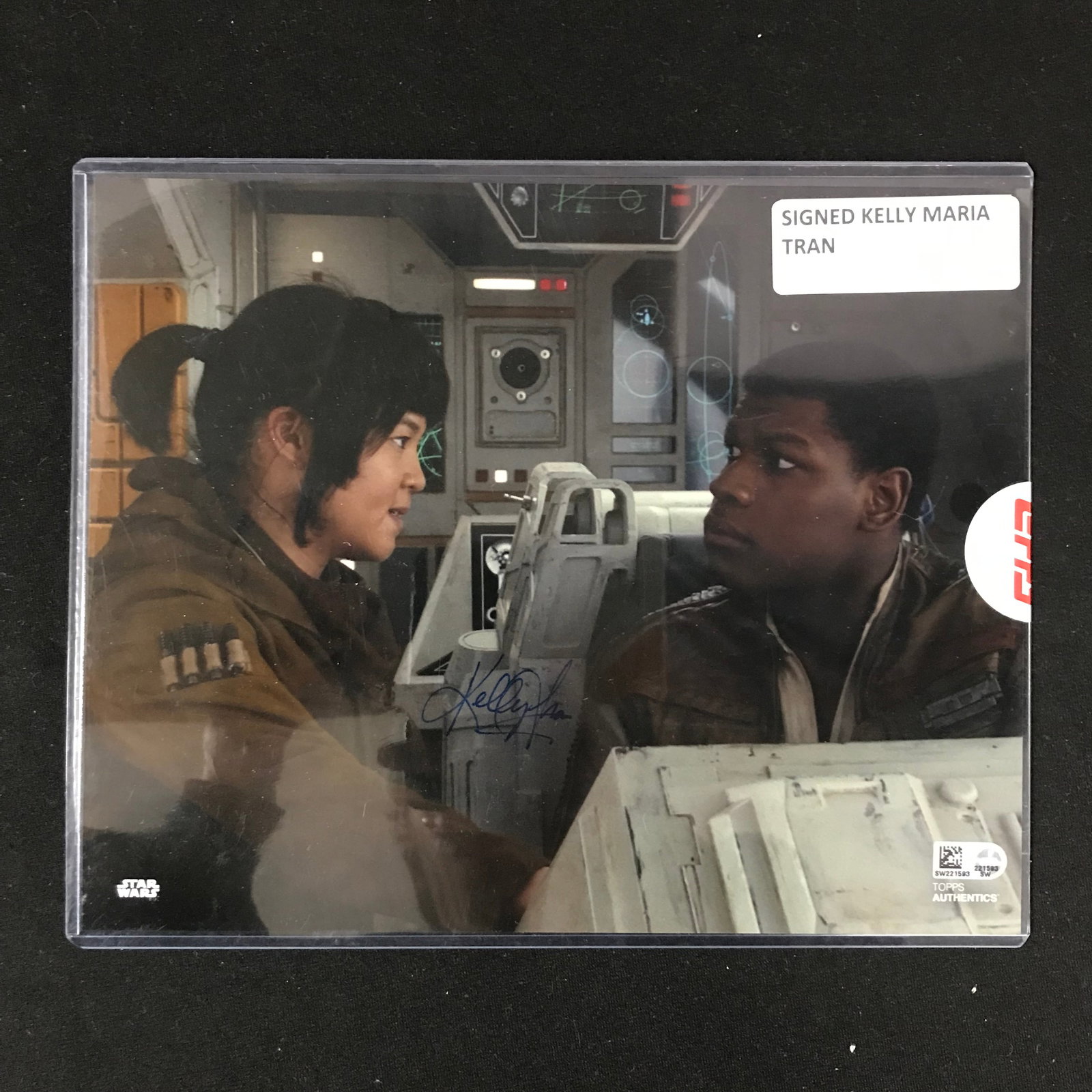 KELLY MARIA TRAN SIGNED STAR WARS 8X10 PHOTO (STAR WARS COA): Prices are in Canadian dollars