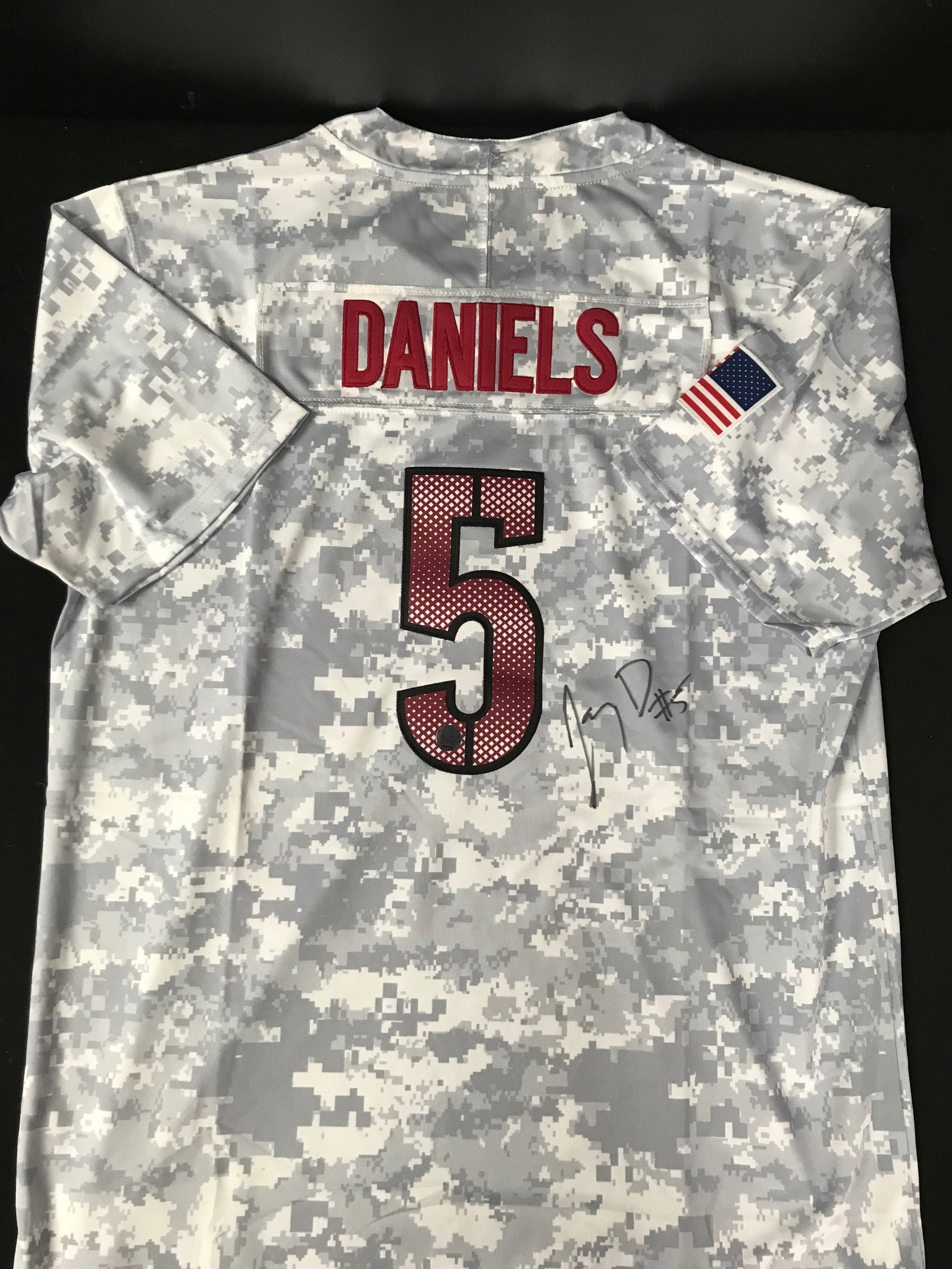 JAYDEN DANIELS SIGNED WASHINGTON COMMANDERS JERSEY (KB AUTHENTICS COA) (1 of 3)