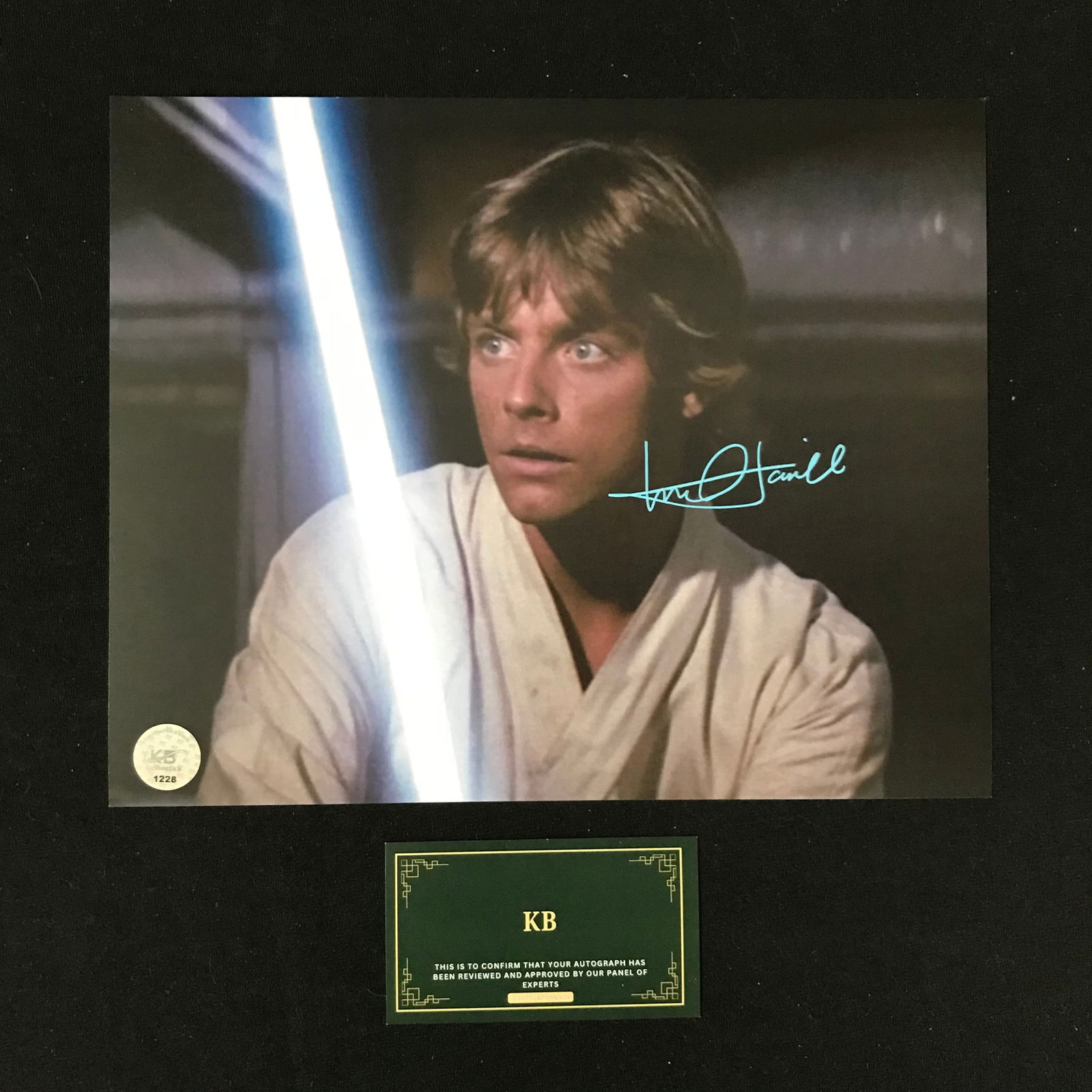 MARK HAMILL SIGNED STAR WARS "LUKE SKYWALKER" 8X10 PHOTO (KB AUTHENTICS COA) (1 of 1)