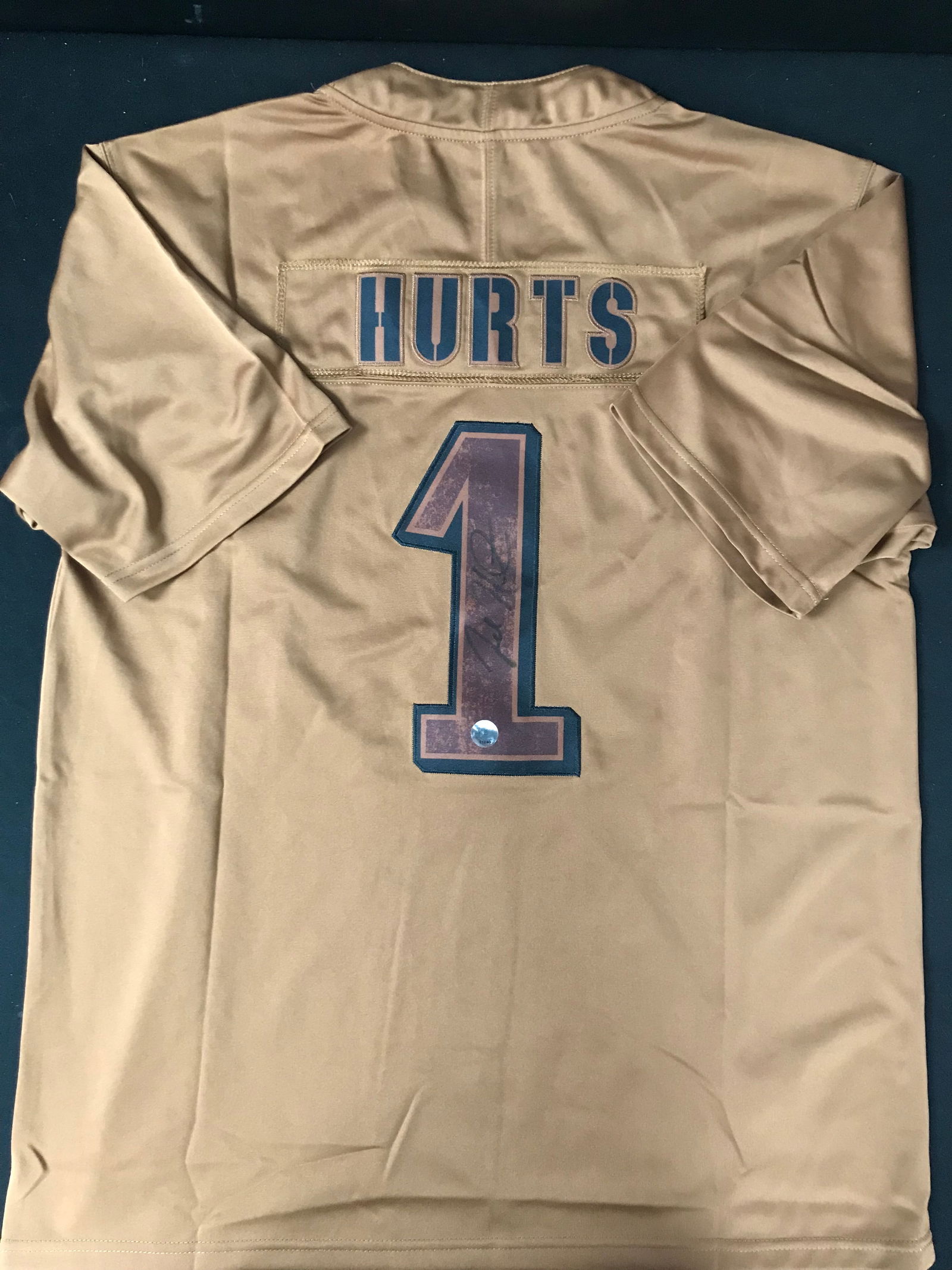 JALEN HURTS SIGNED PHILADELPHIA EAGLES JERSEY (KB AUTHENTICS COA) (1 of 3)