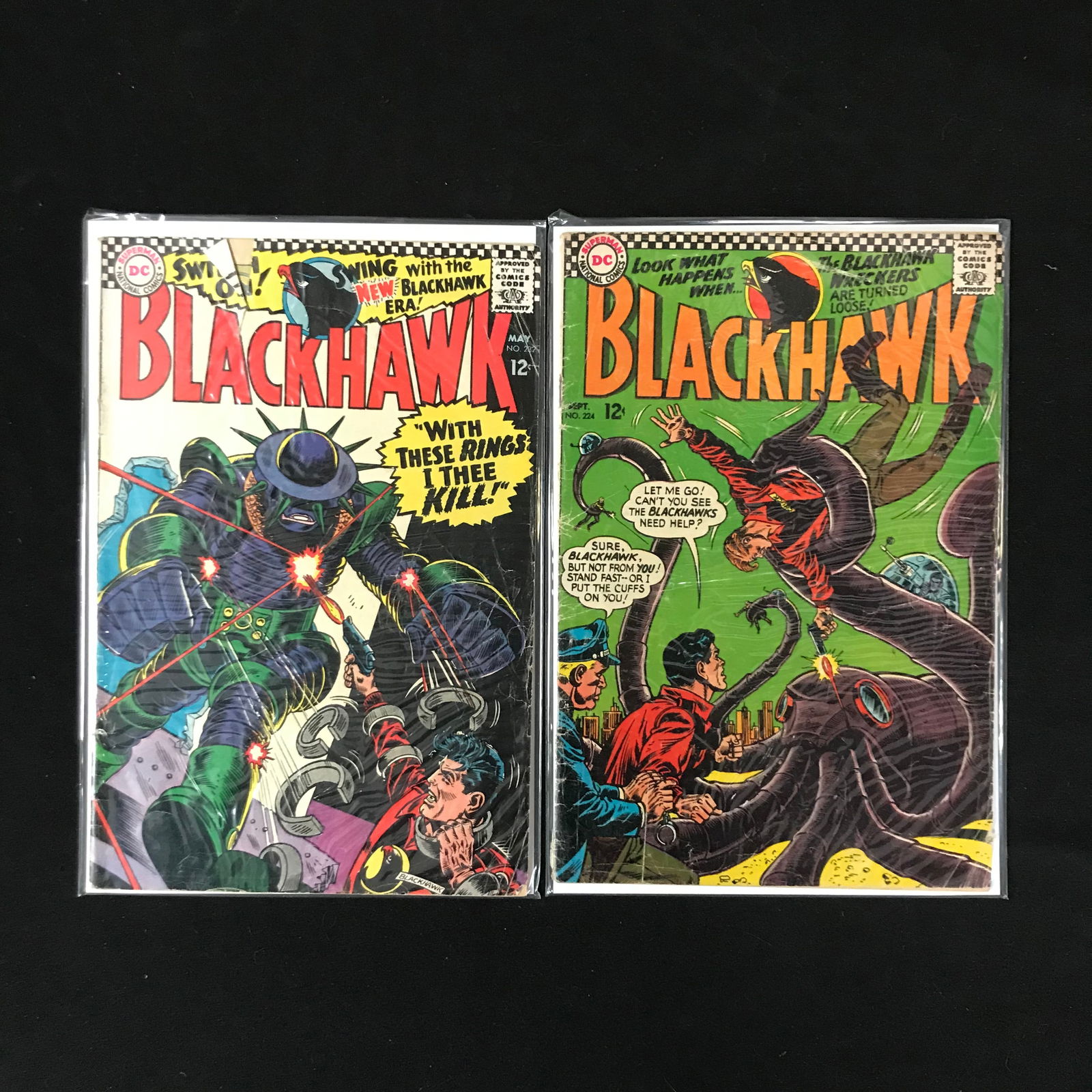 LOT OF 2 BLACKHAWK COMICS (DC COMICS) (1 of 1)