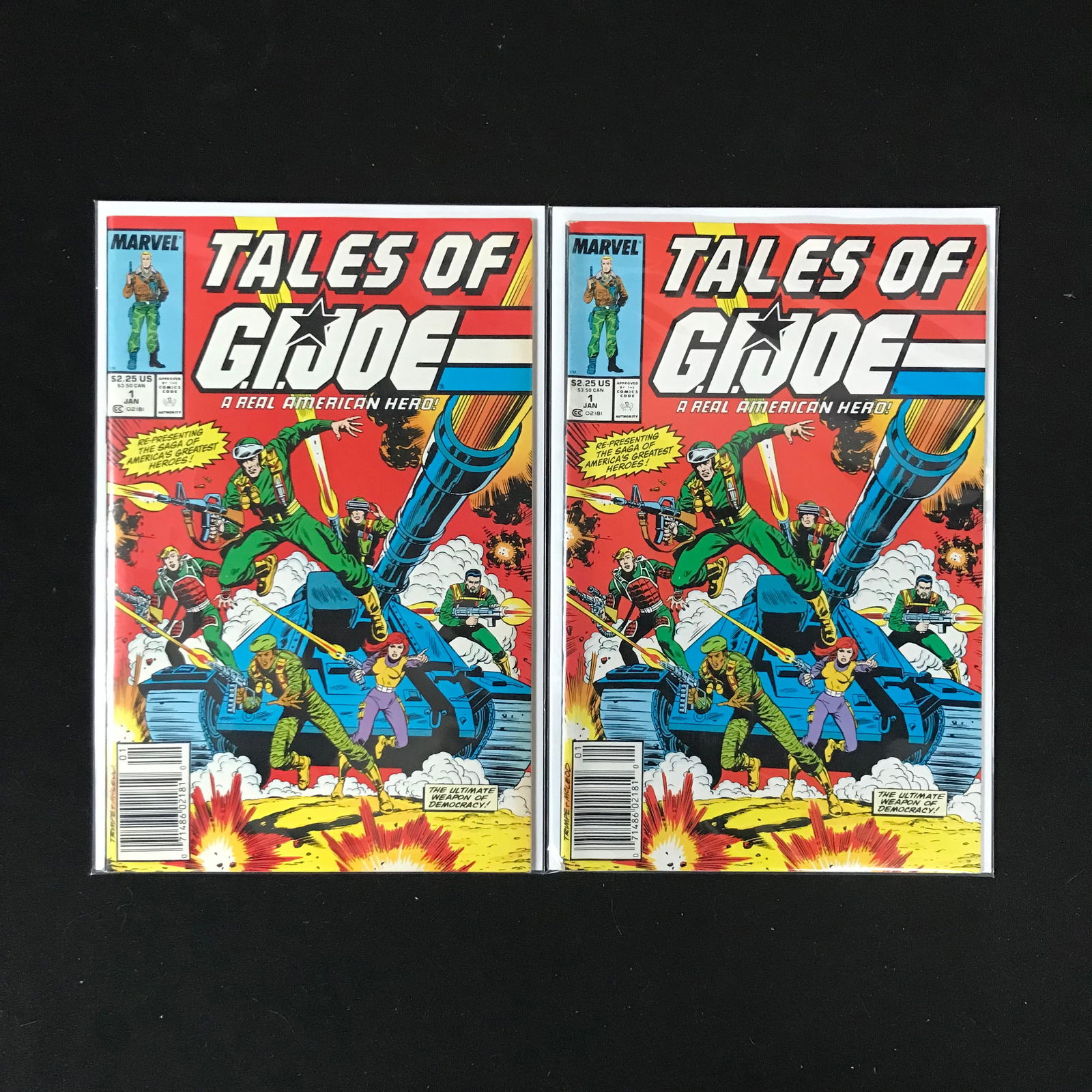 LOT OF 2 TALES OF G.I. JOE (MARVEL COMICS) (1 of 1)
