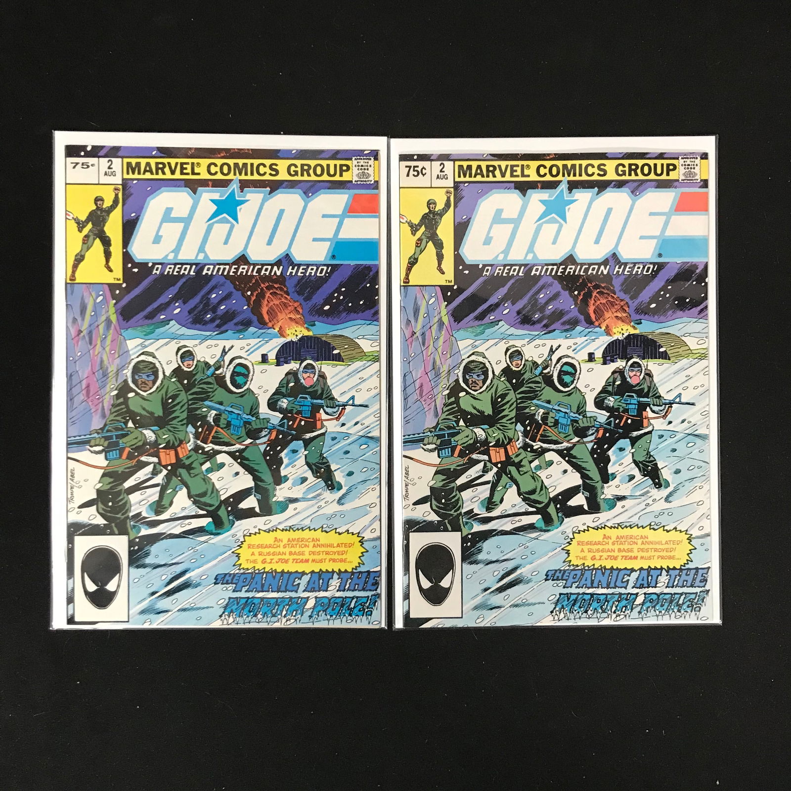 LOT OF 2 G.I. JOE COMICS (MARVEL COMICS) (1 of 1)