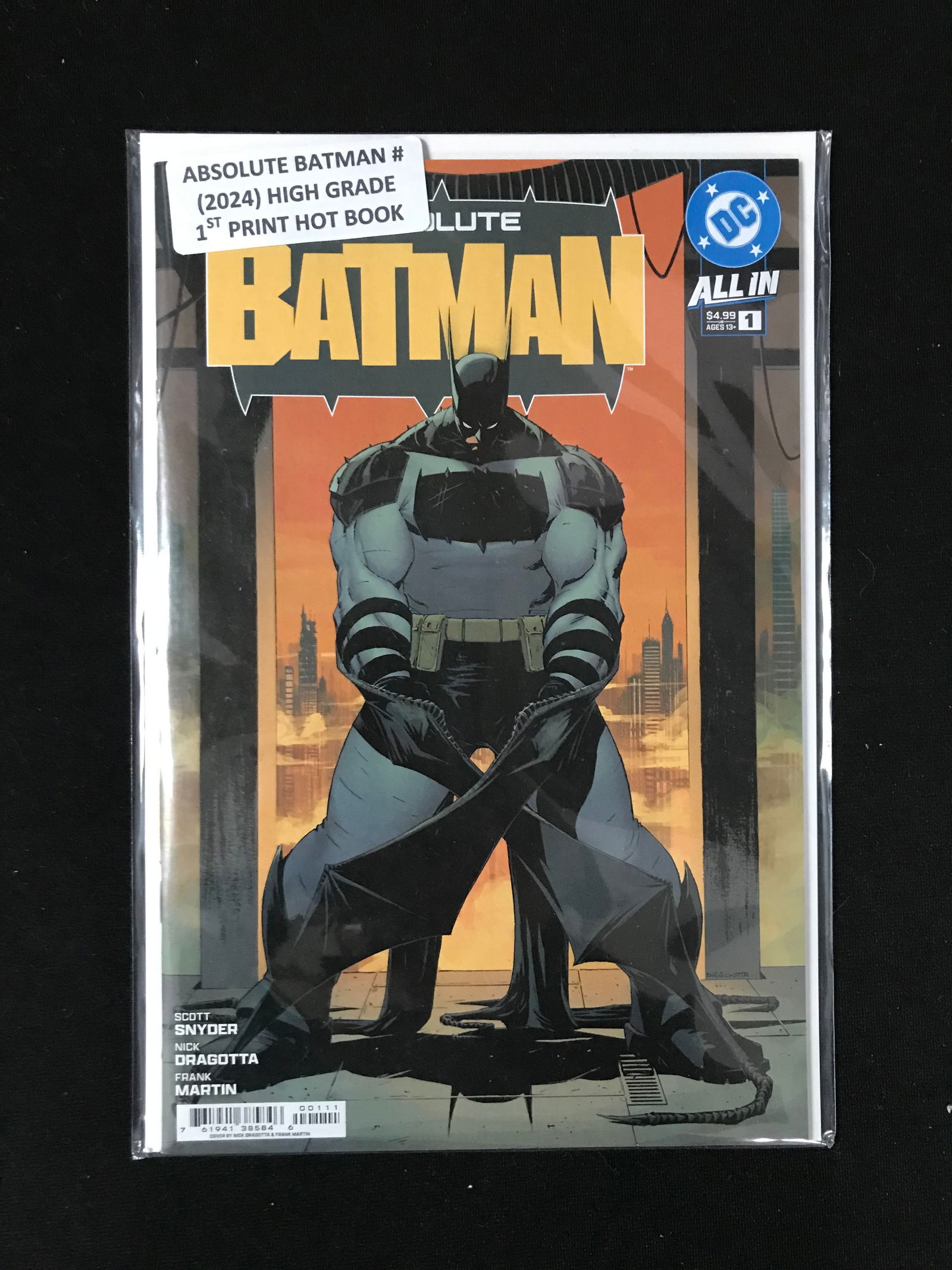 DC COMICS NO.1 ABSOLUTE BATMAN (1 of 1)