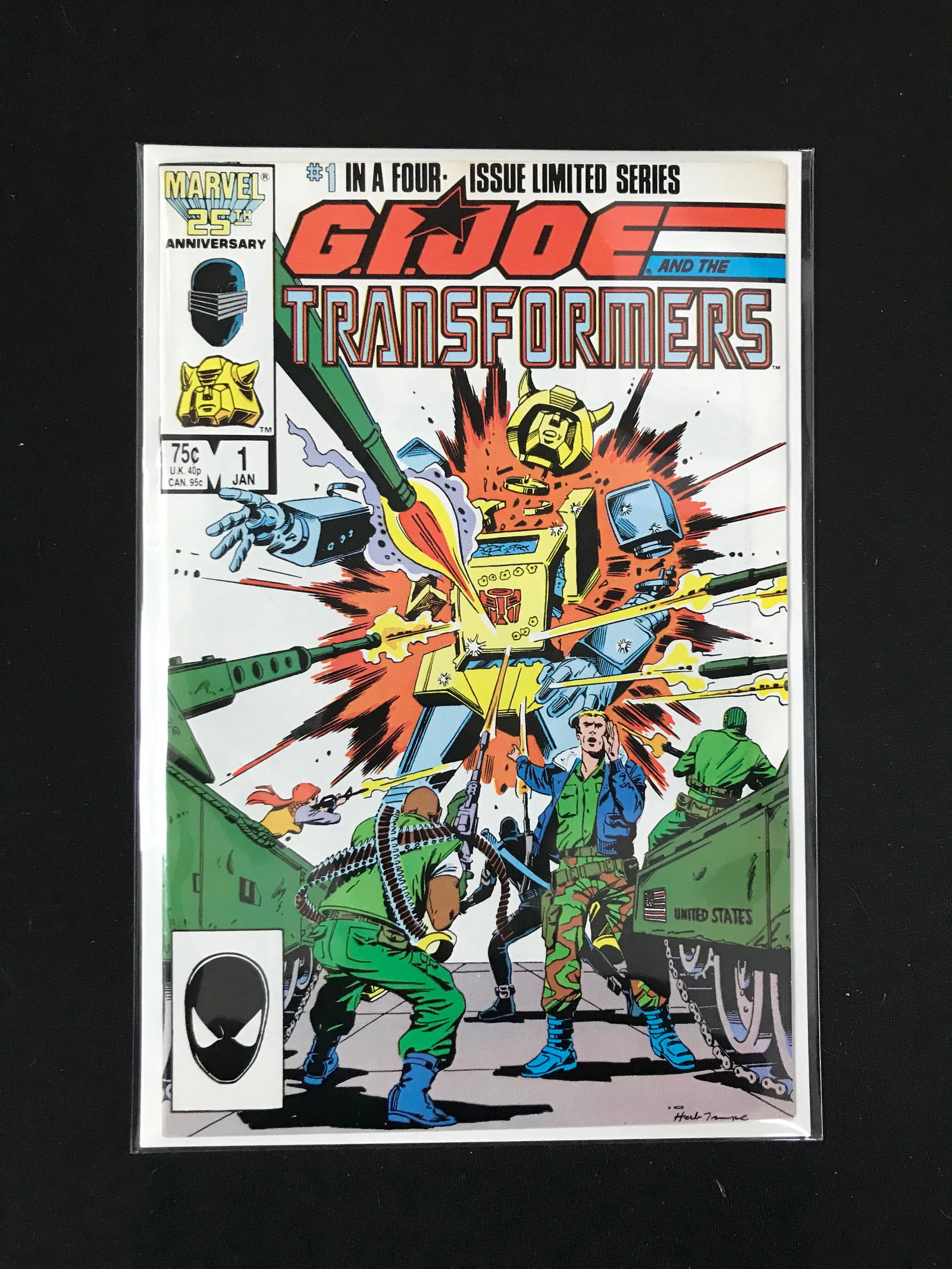 MARVEL COMICS NO. 1 G.I. JOE AND THE TRANSFORMERS (1 of 1)